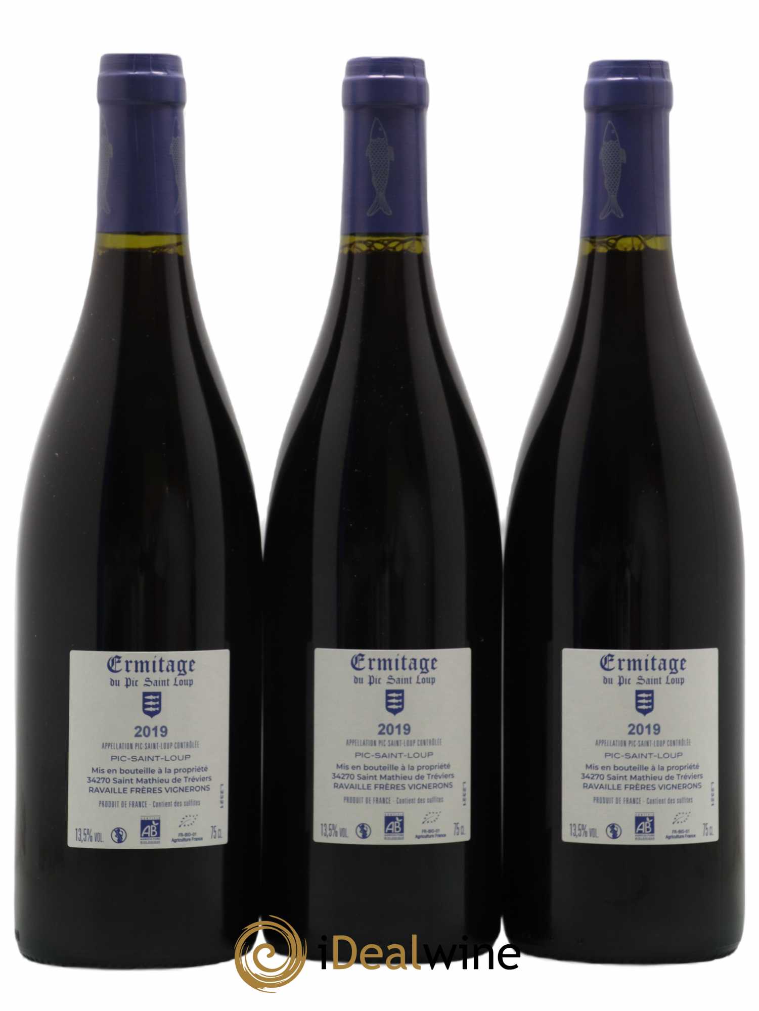 Pic Saint-Loup Héritage du Pic Saint-Loup (anciennement Ermitage) Tour de Pierres 2019 - Lot de 3 bouteilles - 1