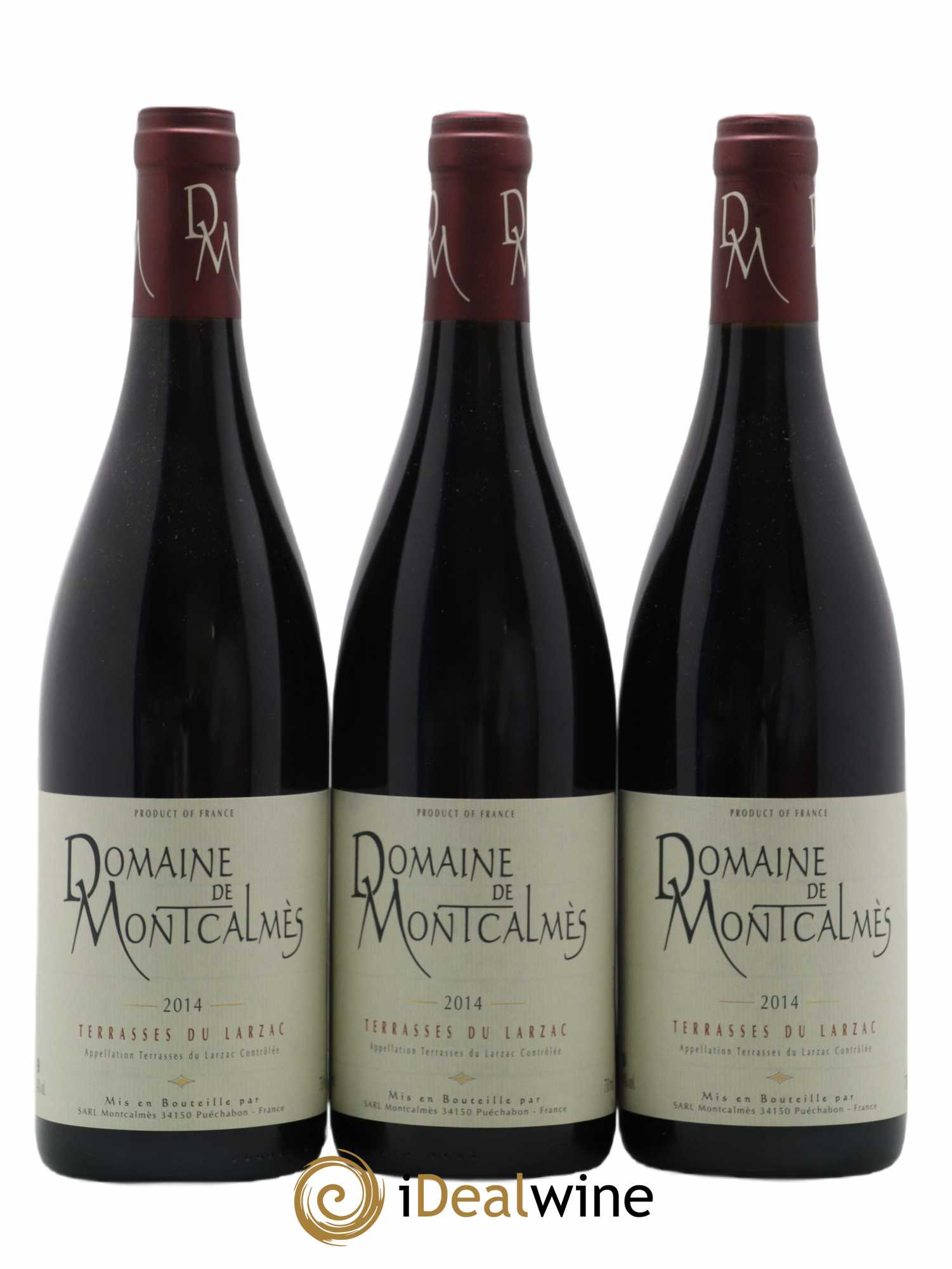 Coteaux du Languedoc Domaine de Montcalmès Frédéric Pourtalié 2014 - Lot de 3 bouteilles - 0