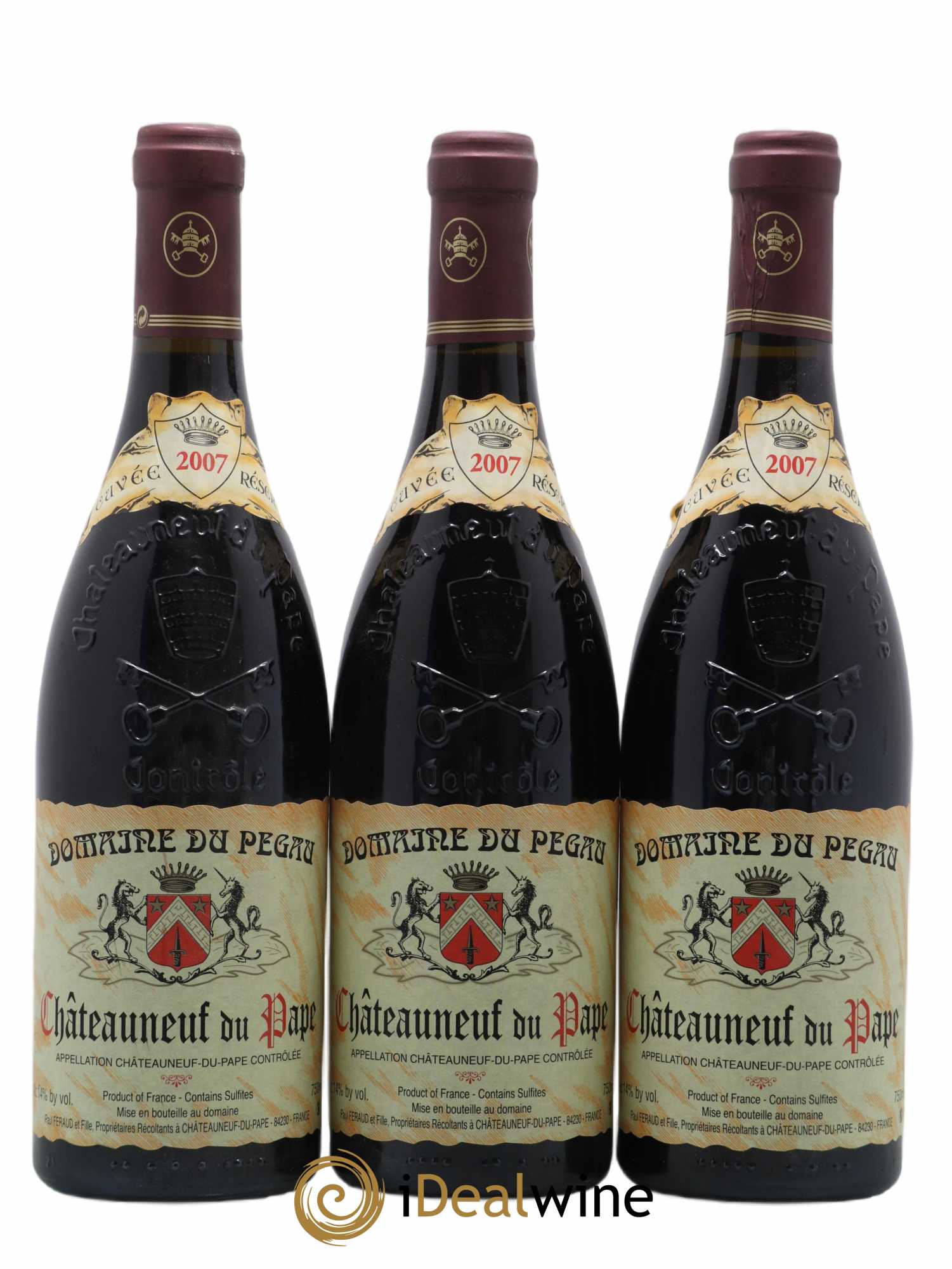 Châteauneuf-du-Pape Domaine du Pégau Cuvée Réservée Paul et Laurence Féraud 2007 - Lot de 6 bouteilles - 2