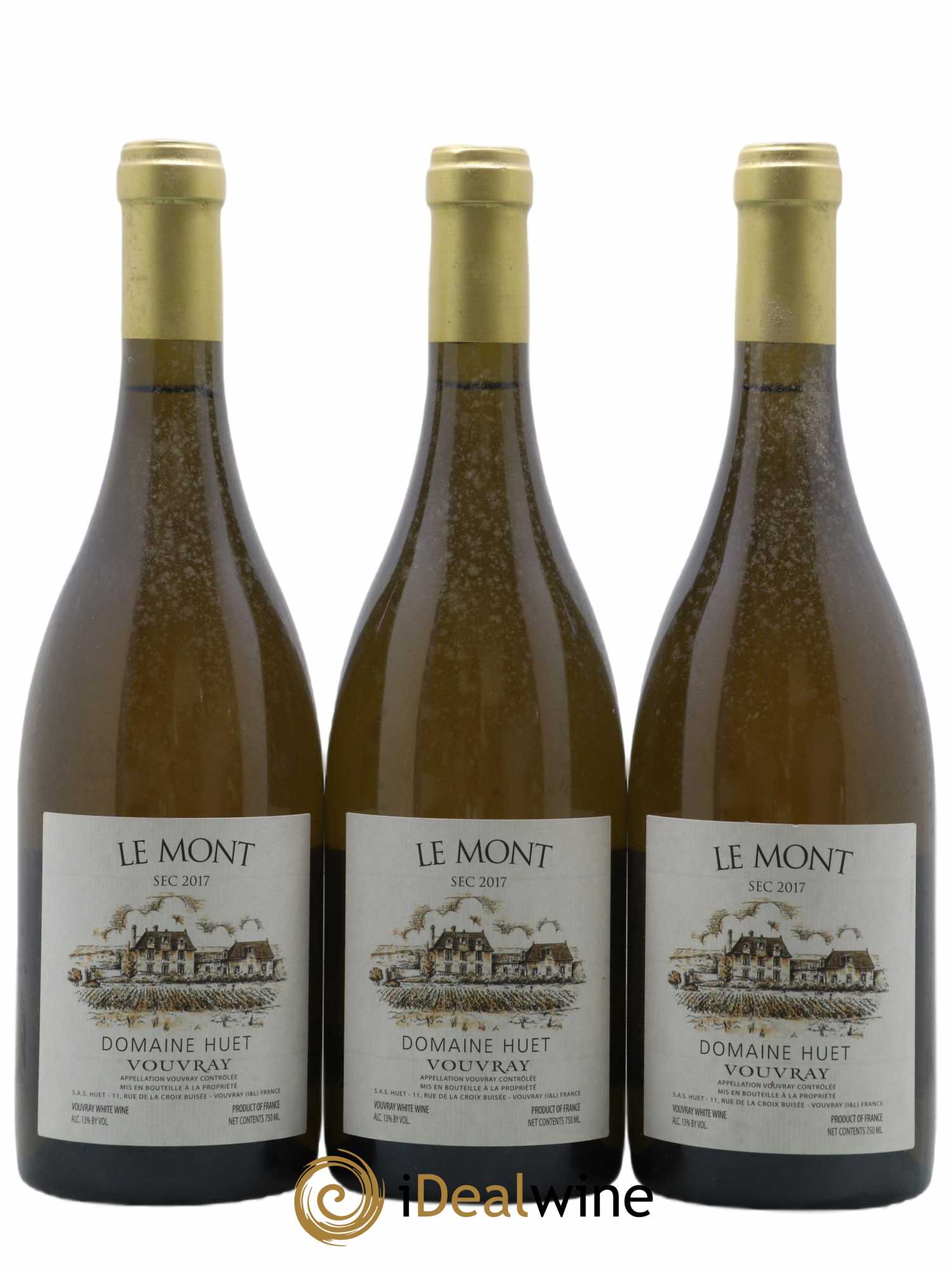 Vouvray Le Mont Sec Domaine Huet 2017 - Lot de 3 bouteilles - 0