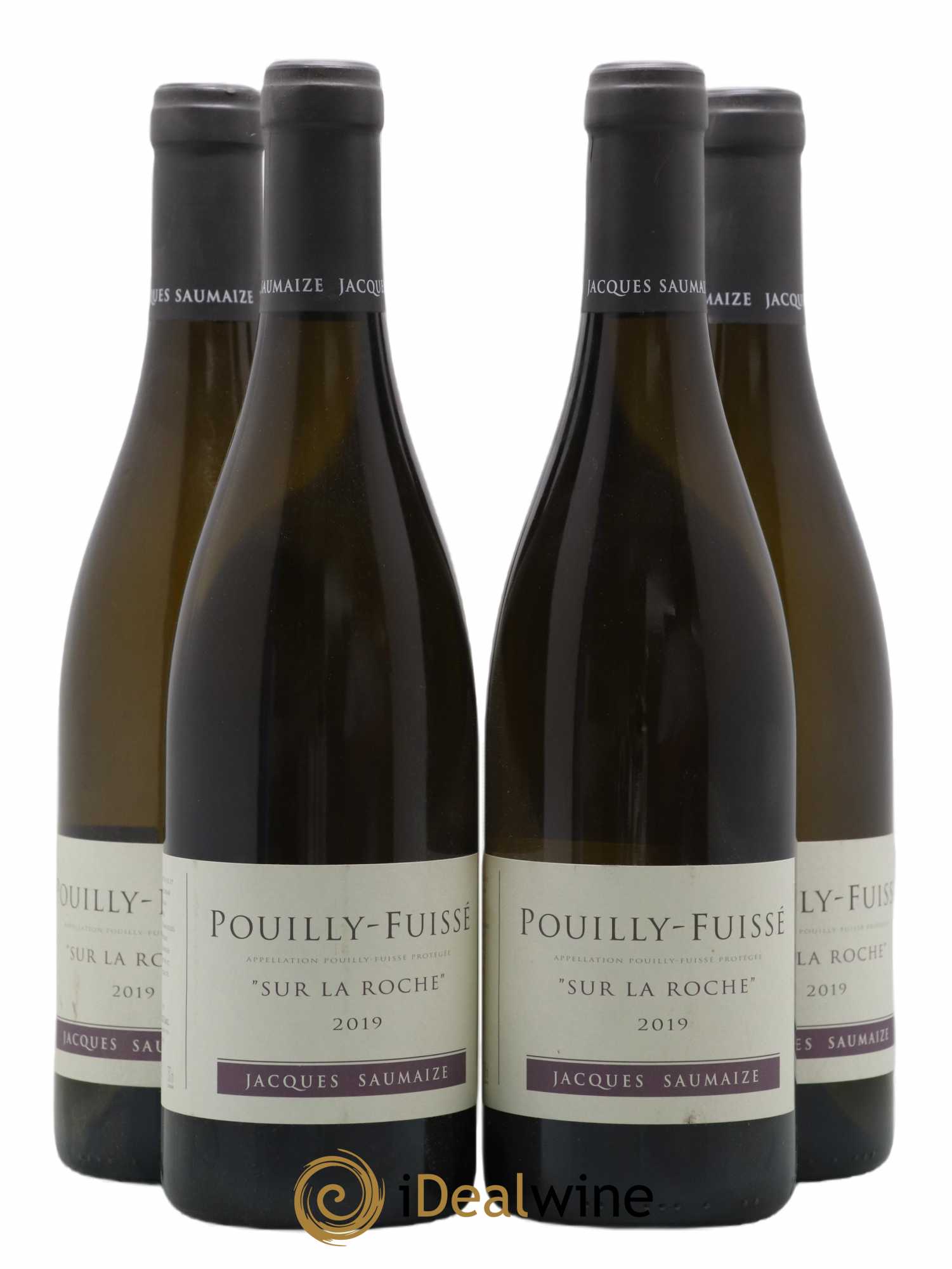 Pouilly-Fuissé Sur La Roche Jacques Saumaize 2019 - Lot de 4 bouteilles - 0