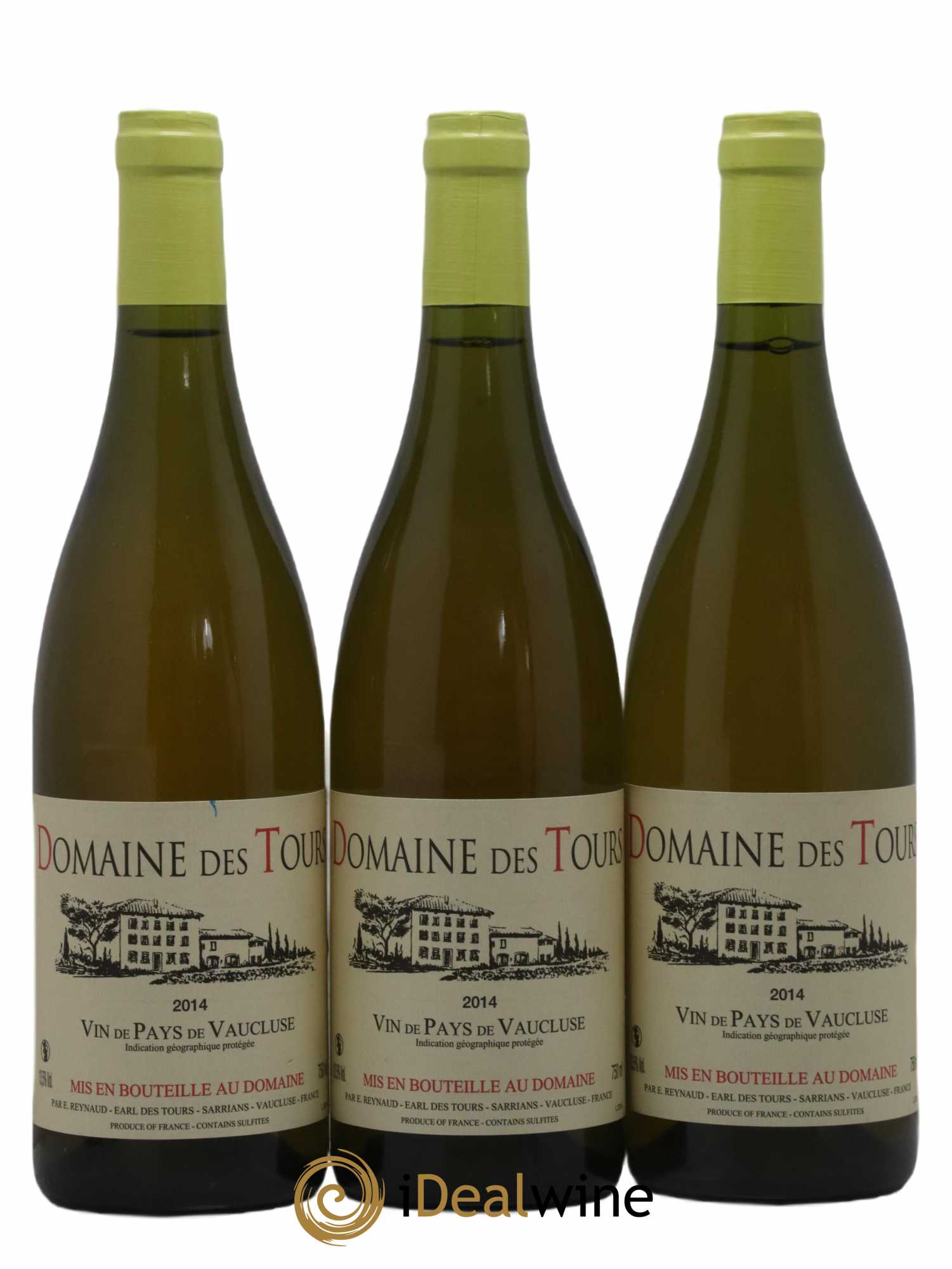 Vaucluse (Vin de Pays de Vaucluse) Domaine des Tours Emmanuel Reynaud (senza prezzo di riserva) 2014 - Lotto di 3 bottiglie - 0