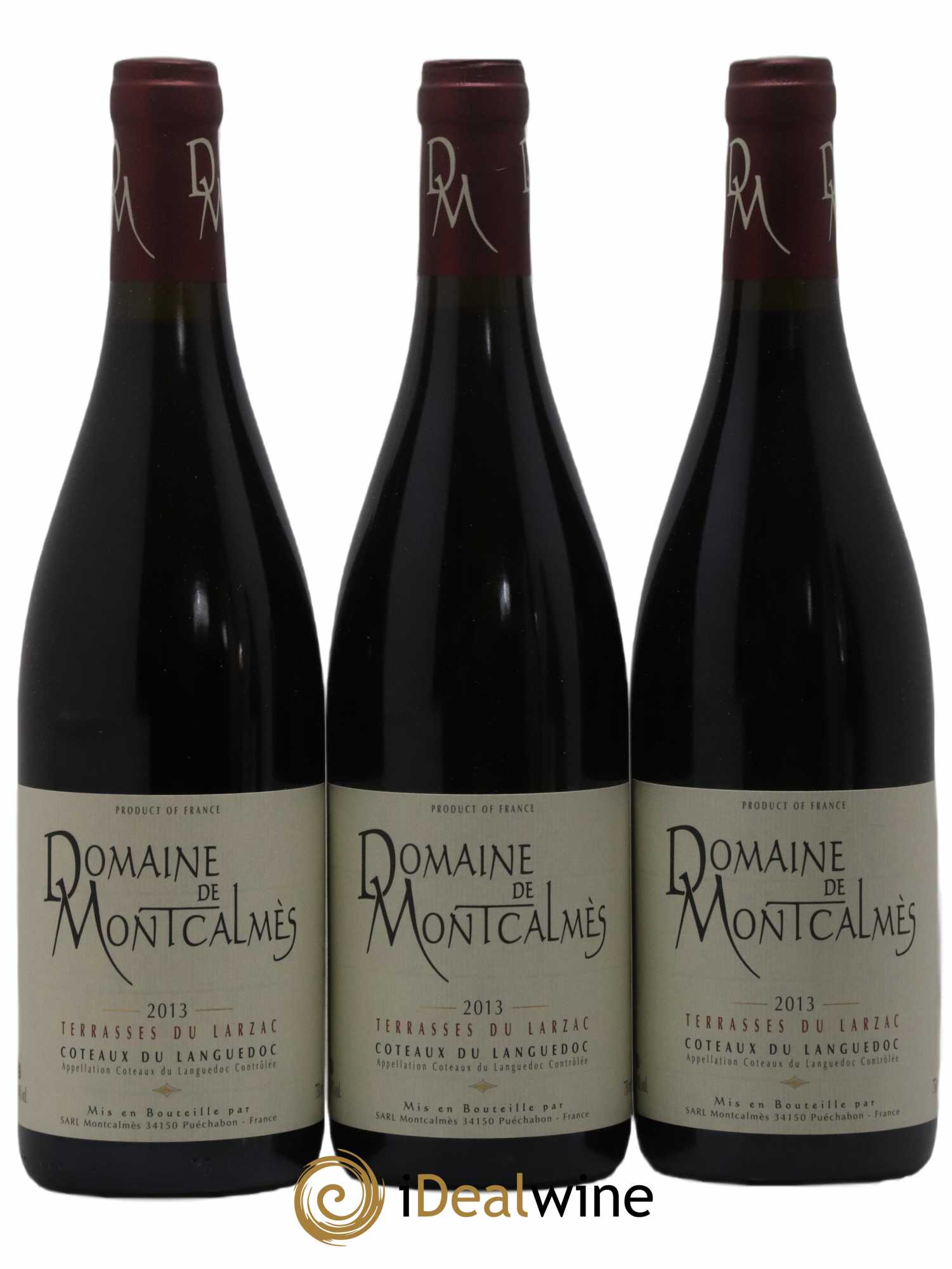 Coteaux du Languedoc Domaine de Montcalmès Frédéric Pourtalié 2013 - Lot de 3 bouteilles - 0