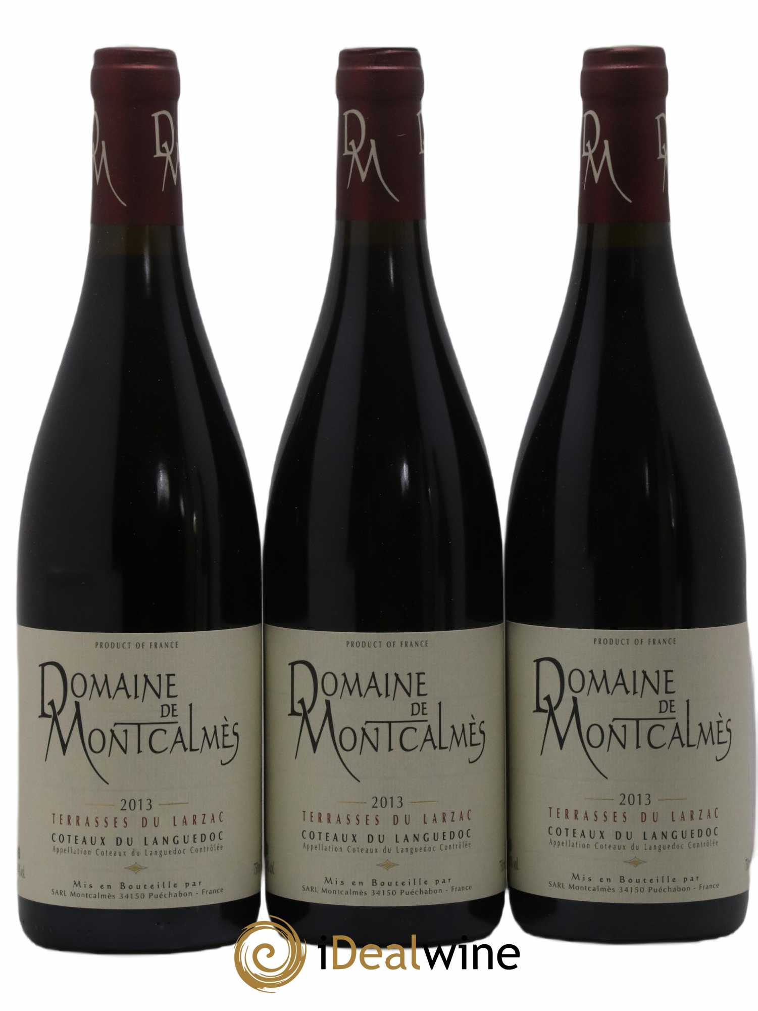Coteaux du Languedoc Domaine de Montcalmès Frédéric Pourtalié 2013 - Lot de 3 bouteilles - 0
