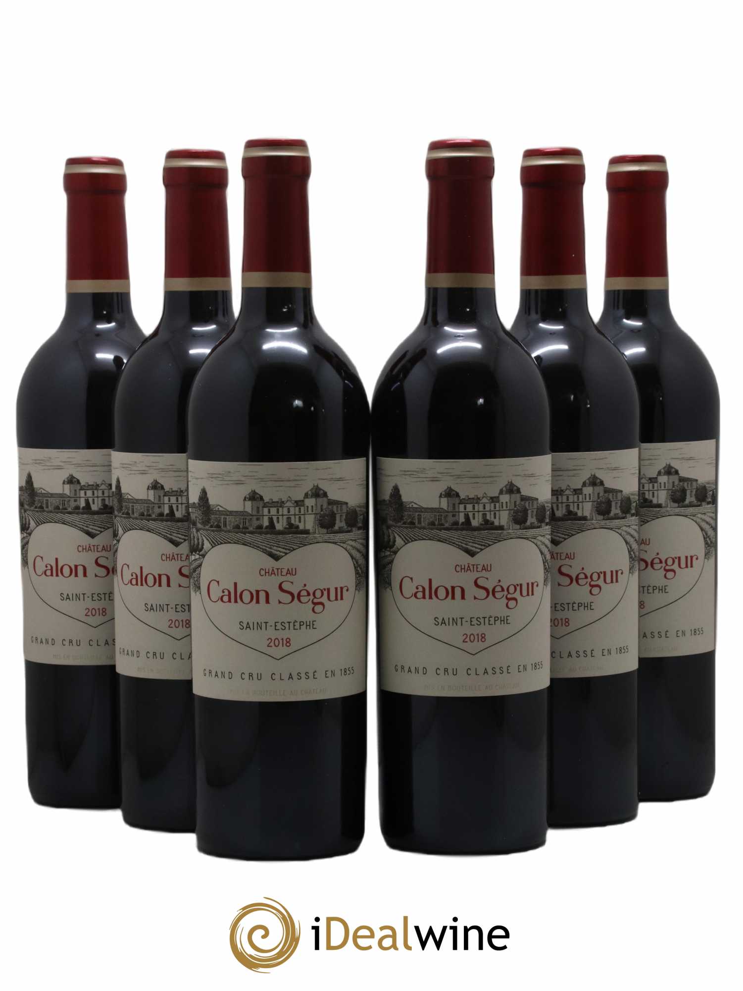 Château Calon Ségur 3ème Grand Cru Classé 2018 - Lot de 6 bouteilles - 0