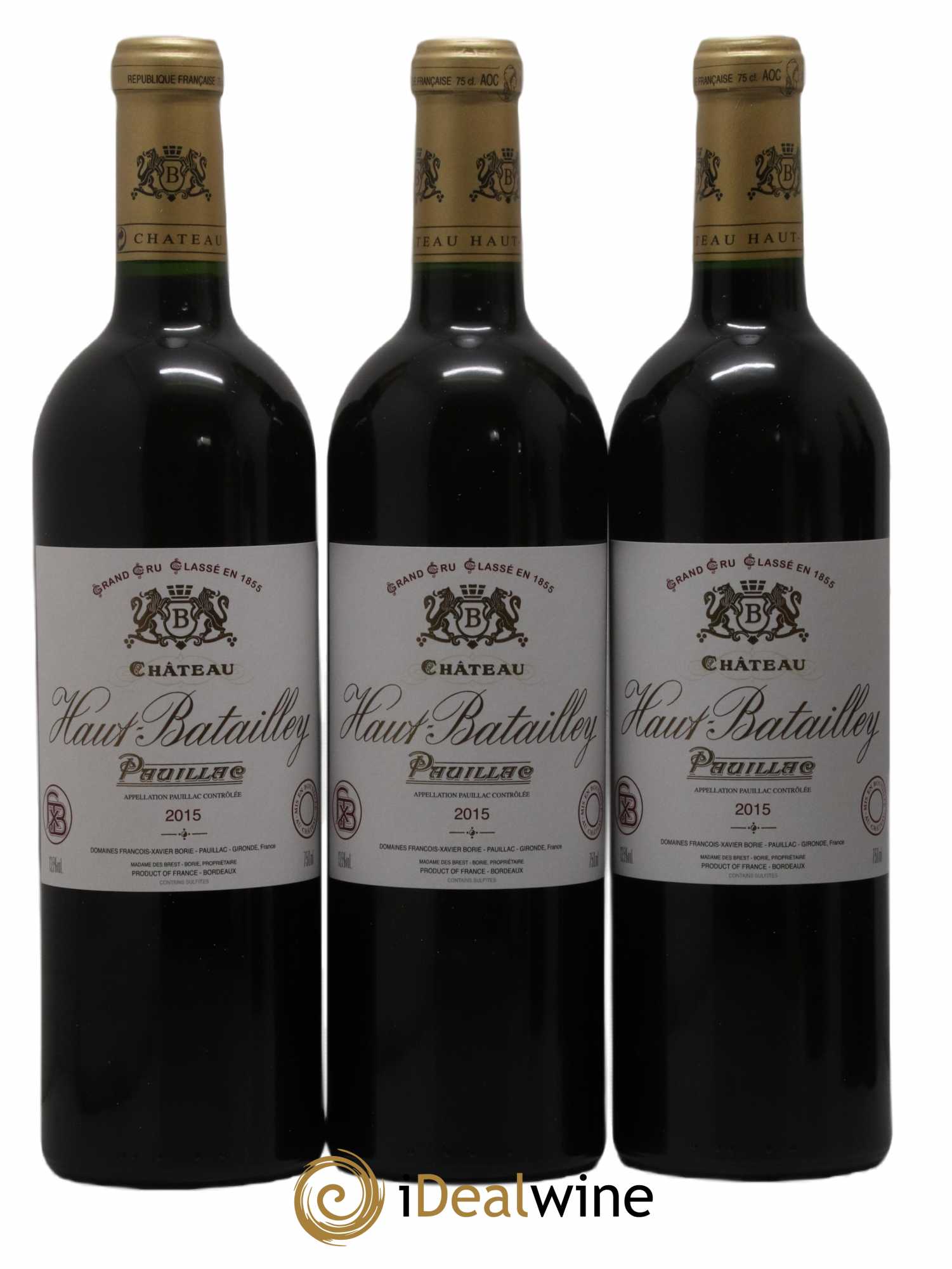 Château Haut Batailley 5ème Grand Cru Classé 2015 - Lot de 6 bouteilles - 1