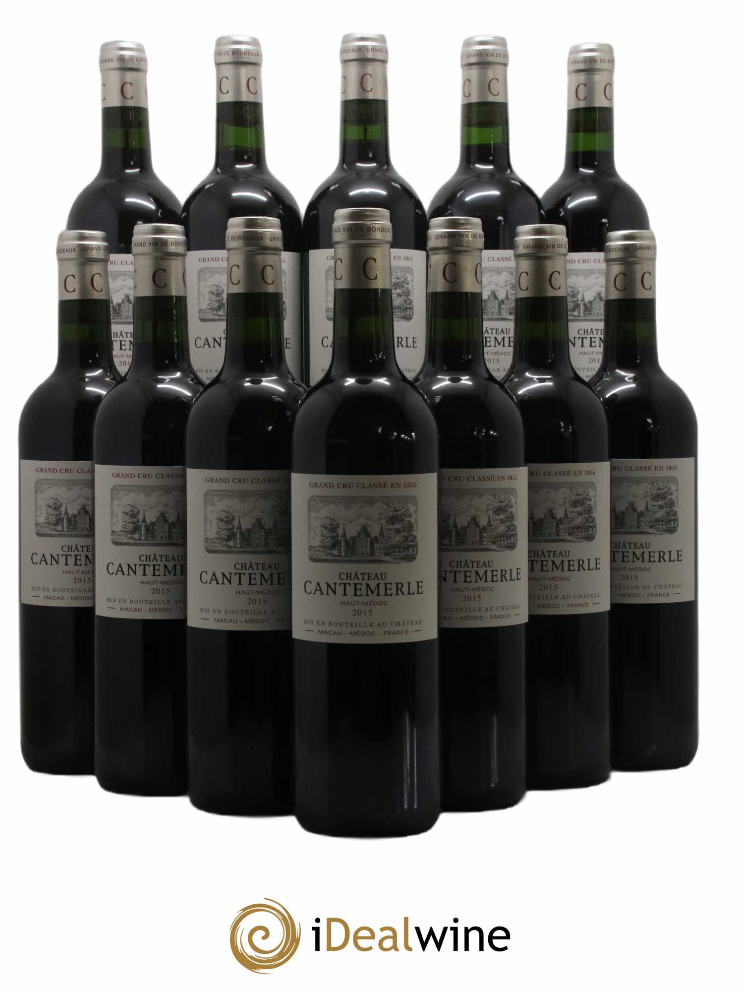 Château Cantemerle 5ème Grand Cru Classé 2015 - Lot de 12 bouteilles - 0