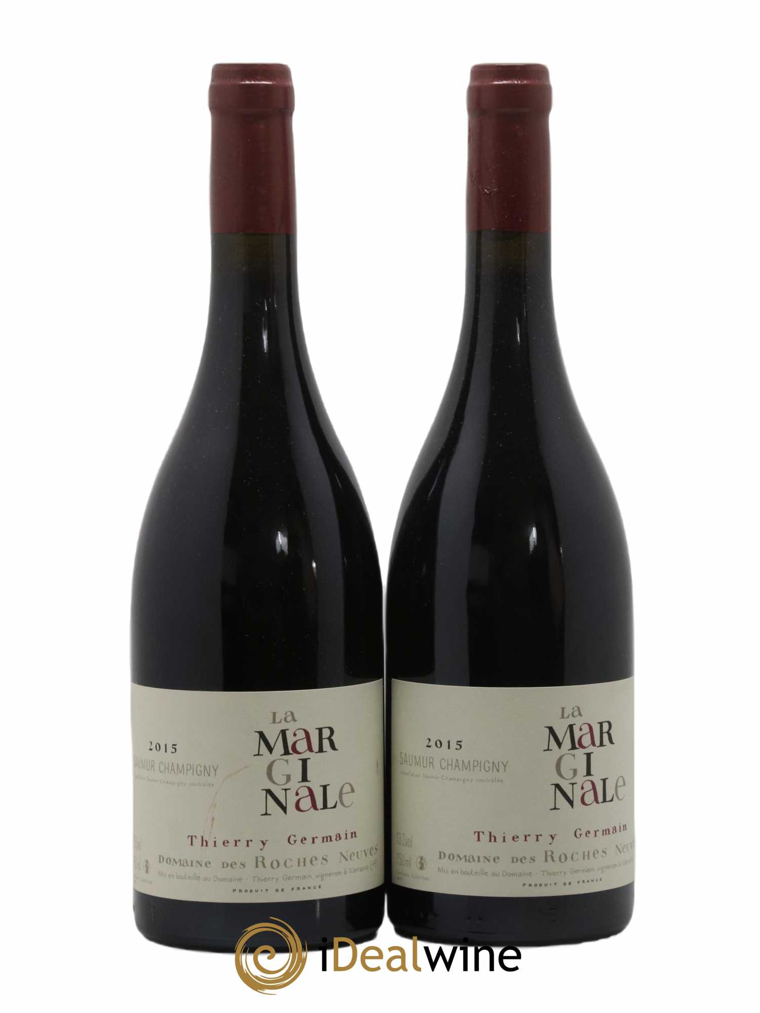 Saumur-Champigny La Marginale Domaine des Roches Neuves - Thierry Germain (sans prix de réserve) 2015 - Lot de 2 bouteilles - 0