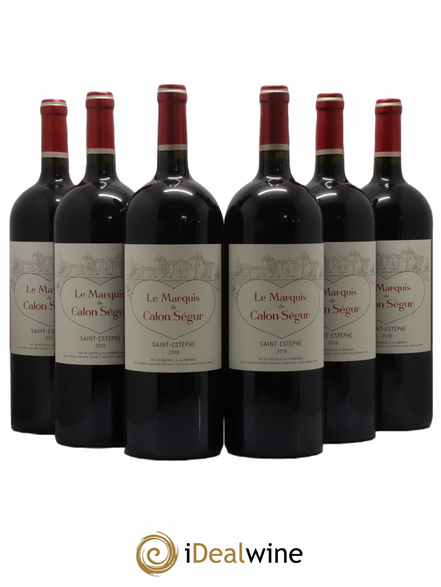 Marquis de Calon Second Vin 2018 - Lot de 6 magnums - 0