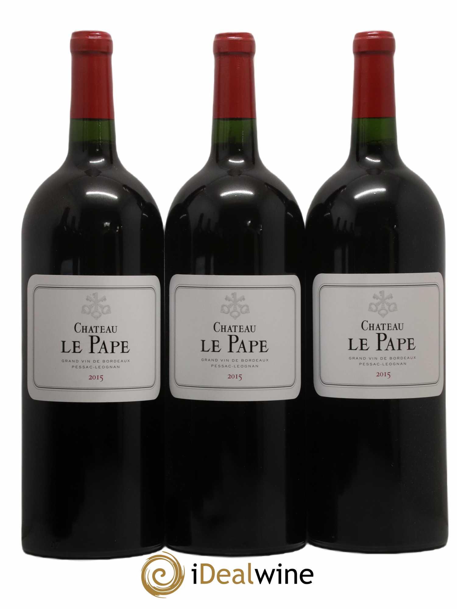 Pessac-Léognan Château Le Pape 2015 - Lot de 3 magnums - 0