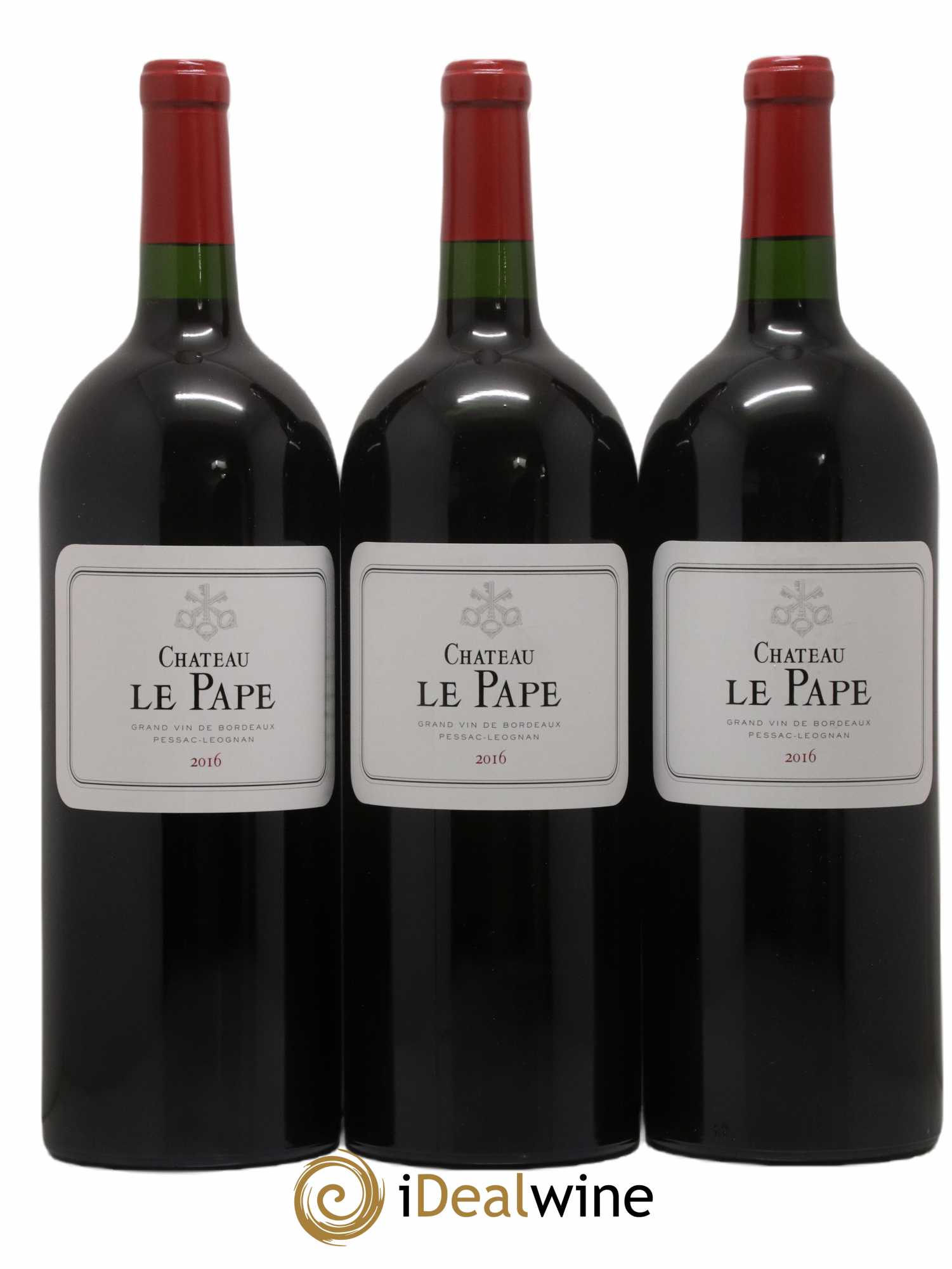 Pessac-Léognan Château Le Pape (sans prix de réserve) 2016 - Lot de 3 magnums - 0
