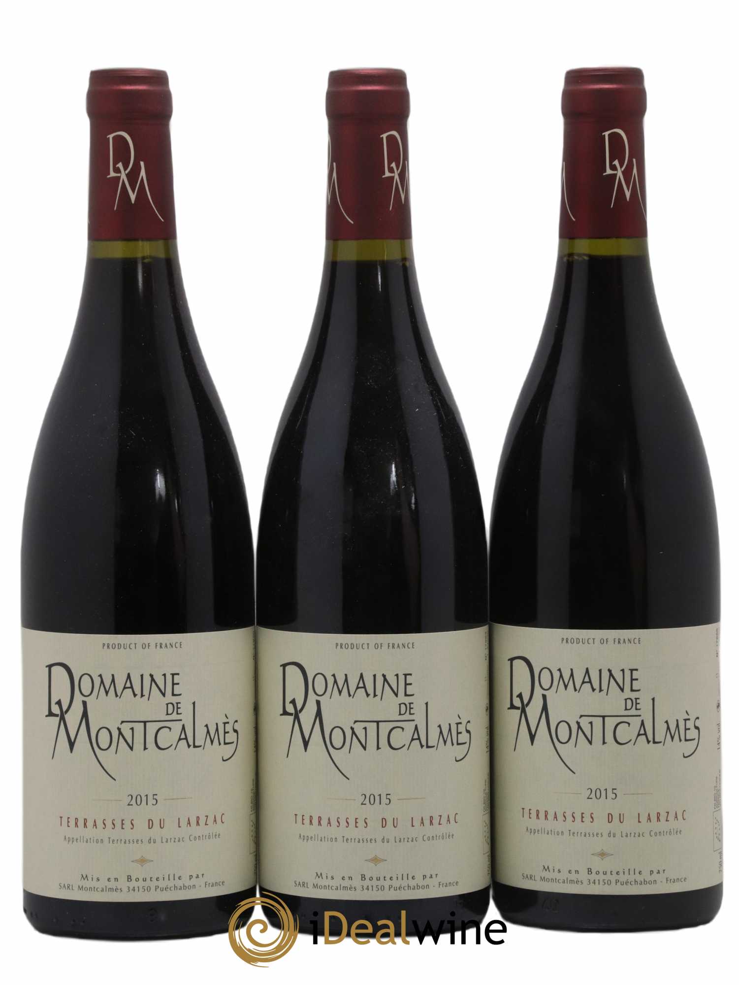 Coteaux du Languedoc Domaine de Montcalmès Frédéric Pourtalié 2015 - Lot de 3 bouteilles - 0