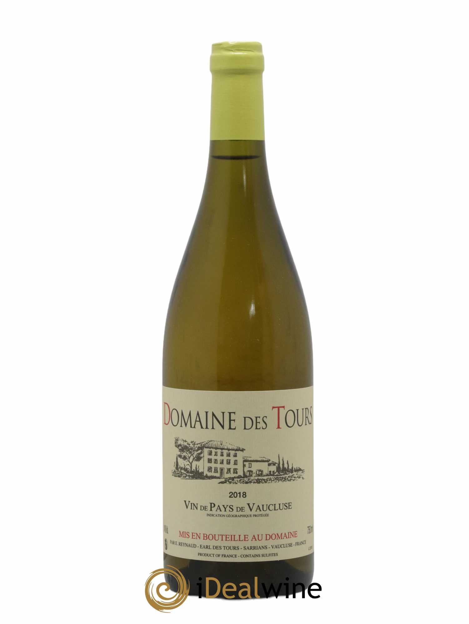 Vaucluse (Vin de Pays de Vaucluse) Domaine des Tours Emmanuel Reynaud 2018 - Lot de 1 bouteille - 0