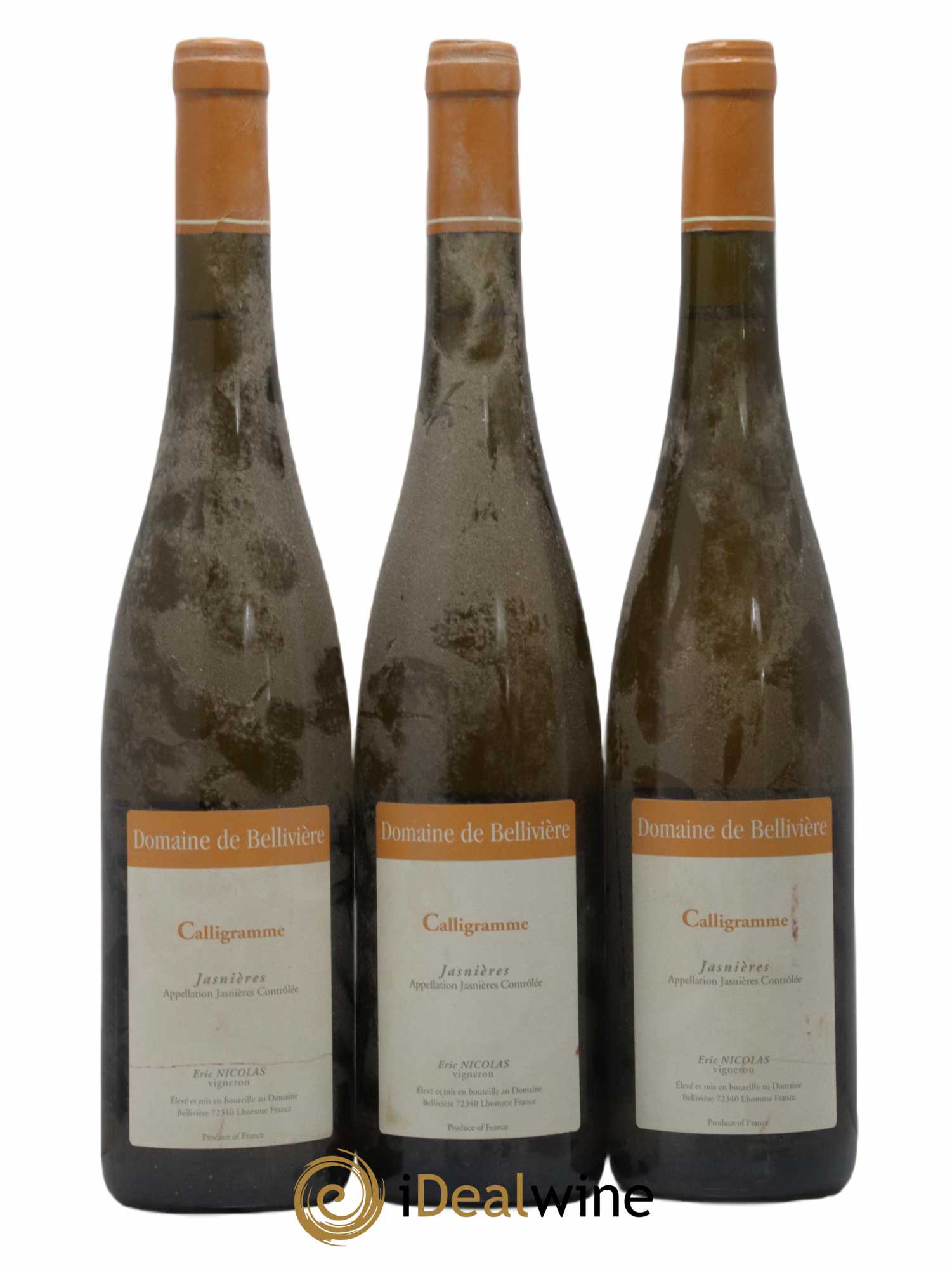 Jasnières Calligramme Domaine de Bellivière 2016 - Lot de 3 bouteilles - 0