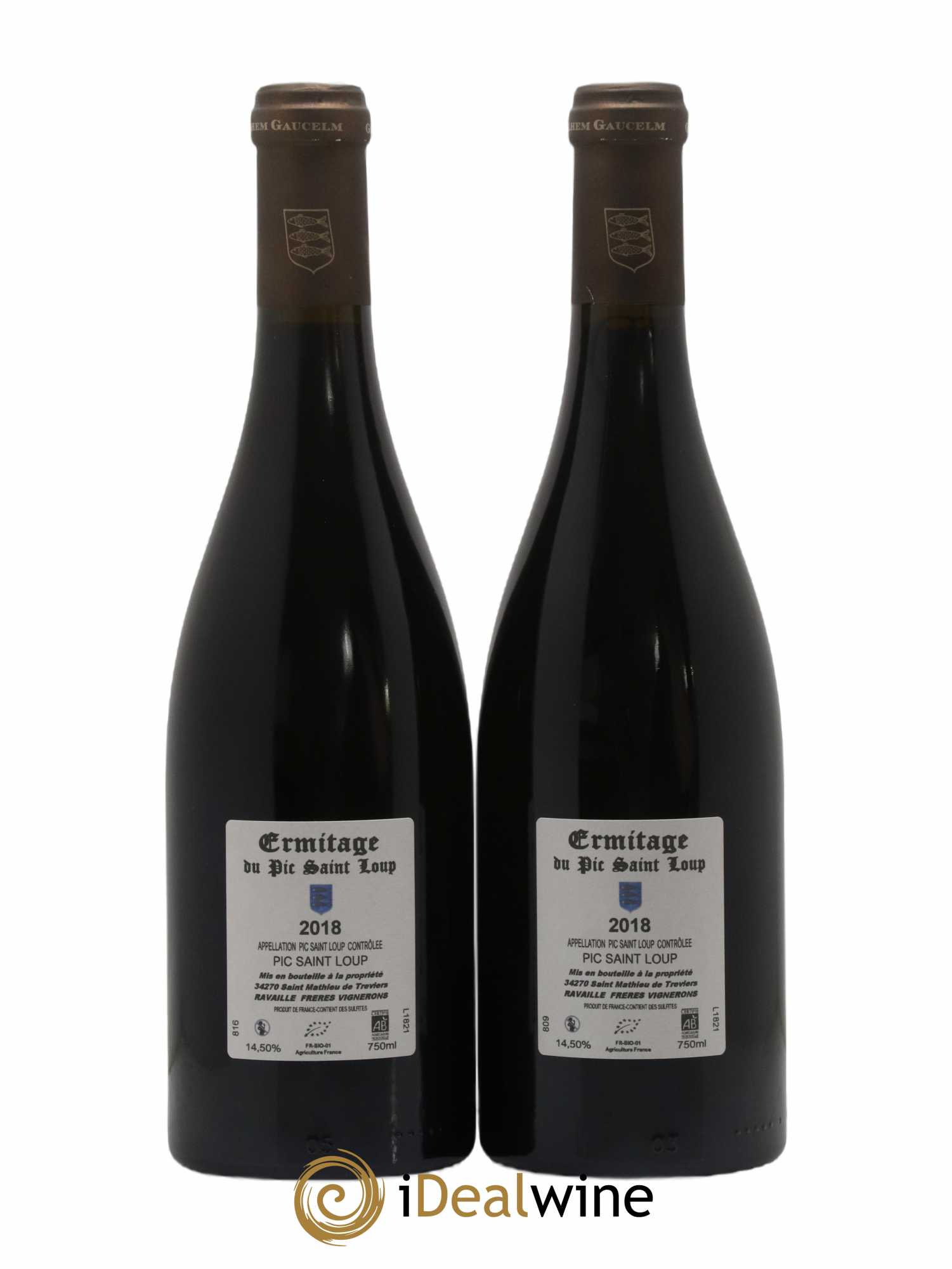 Pic Saint-Loup Héritage du Pic Saint-Loup (anciennement Ermitage) Guilhem Gaucelm 2018 - Lot de 2 bouteilles - 1