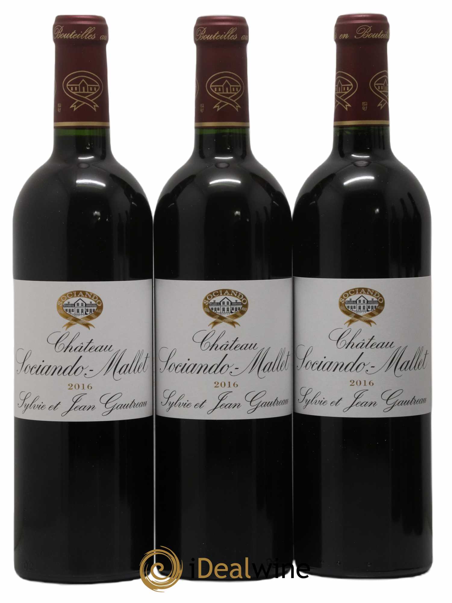 Château Sociando Mallet 2016 - Lot of 6 bottles - 2