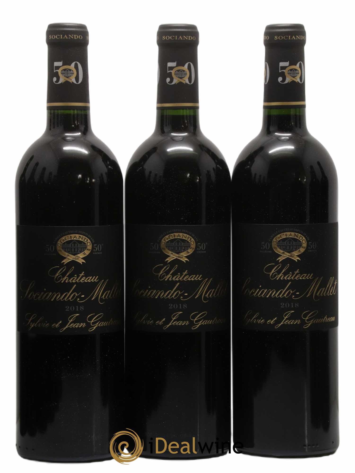 Château Sociando Mallet 2018 - Lot de 12 bouteilles - 1