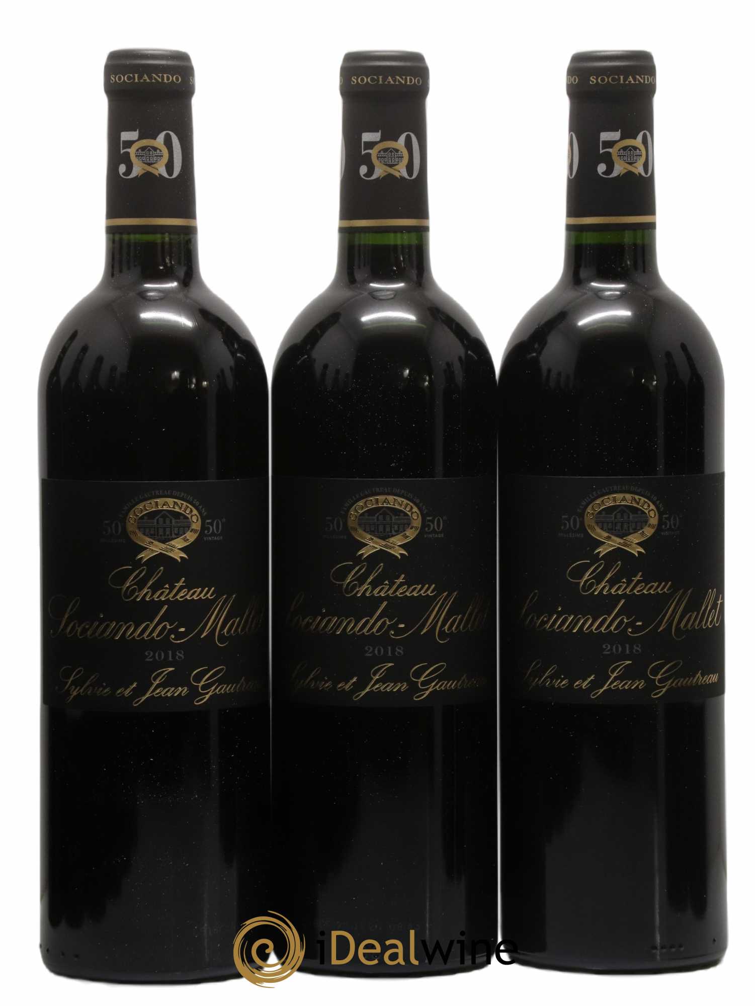 Château Sociando Mallet 2018 - Lot de 12 bouteilles - 2