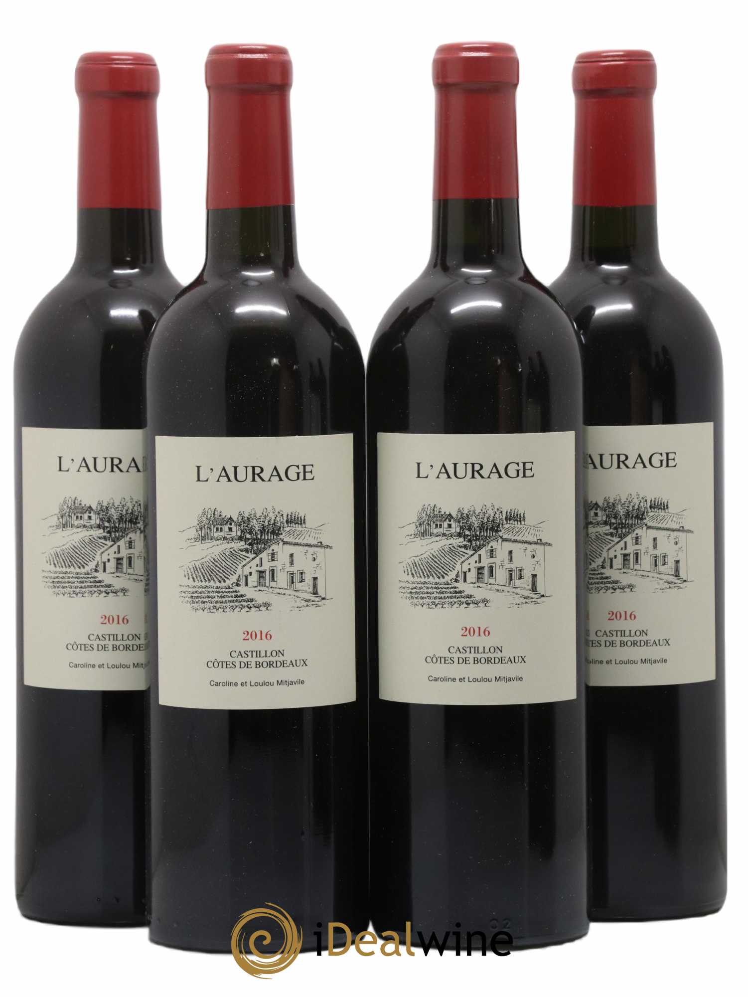 L'Aurage 2016 - Lot de 4 bouteilles - 0