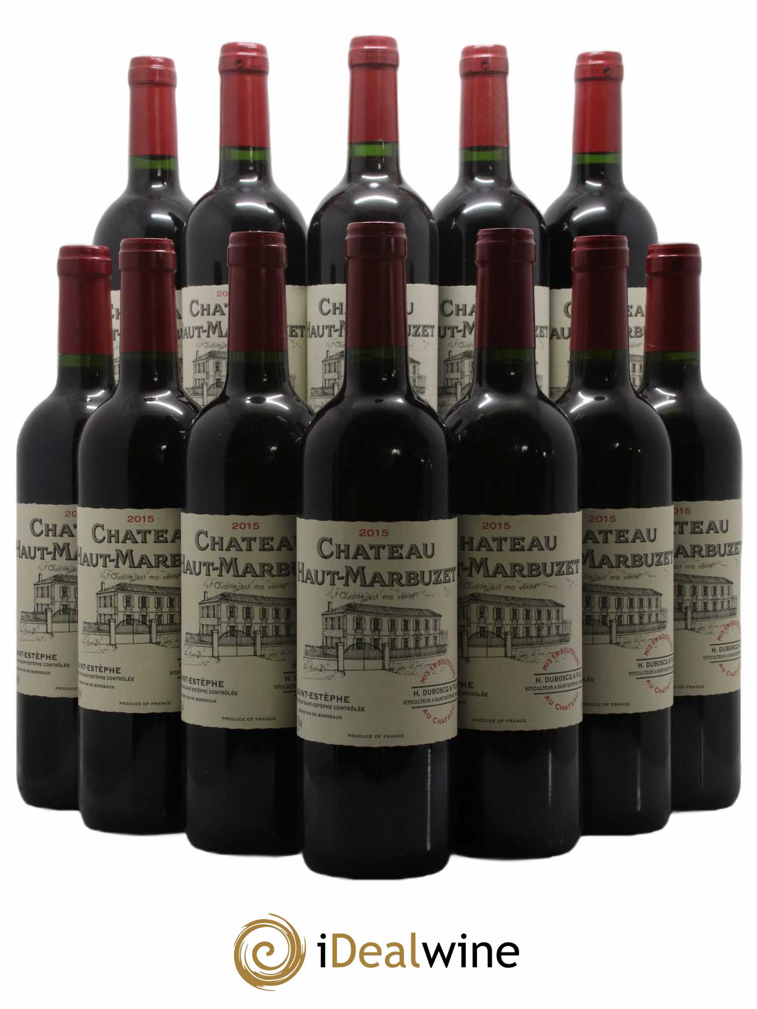 Château Haut Marbuzet 2015 - Lot de 12 bouteilles - 0