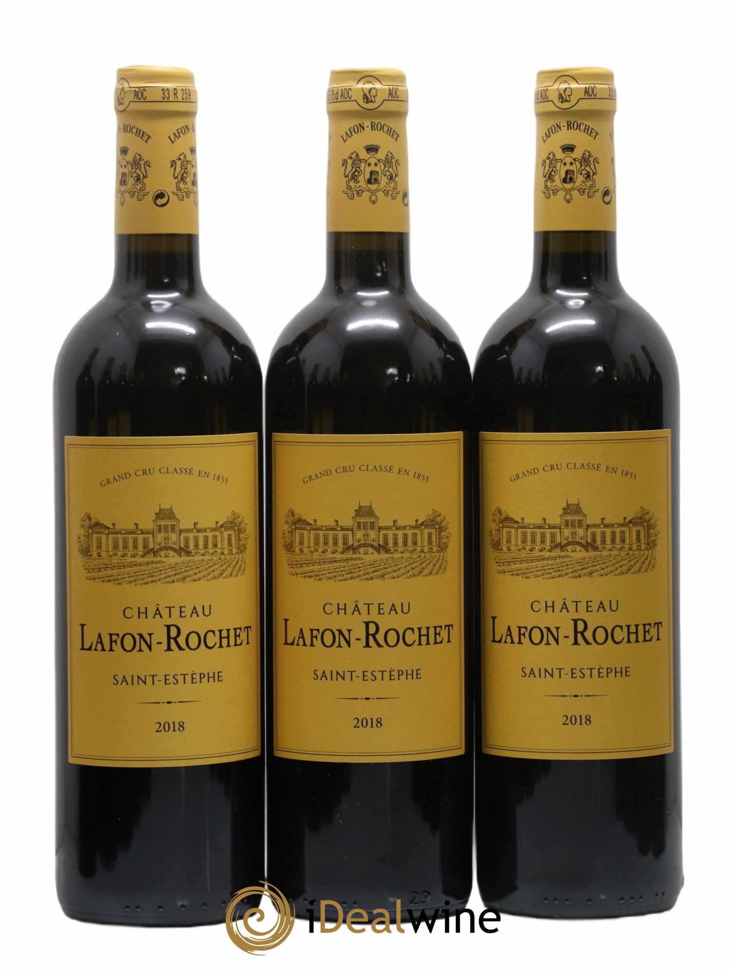 Château Lafon Rochet 4ème Grand Cru Classé 2018 - Lot de 12 bouteilles - 1