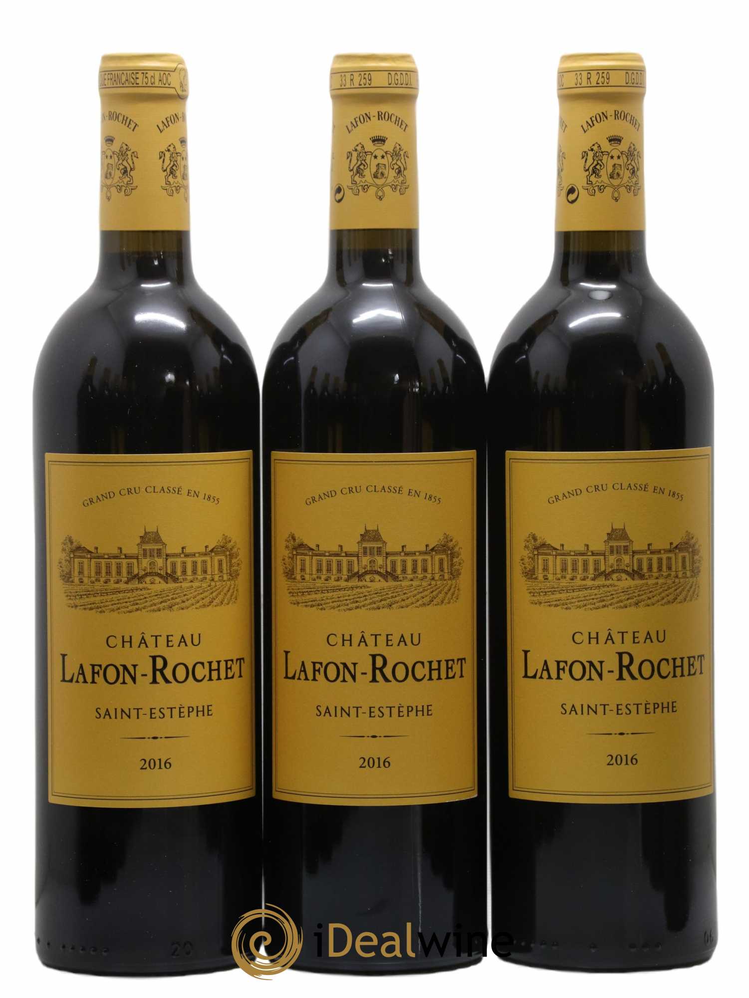 Château Lafon Rochet 4ème Grand Cru Classé 2016 - Lot of 12 bottles - 1
