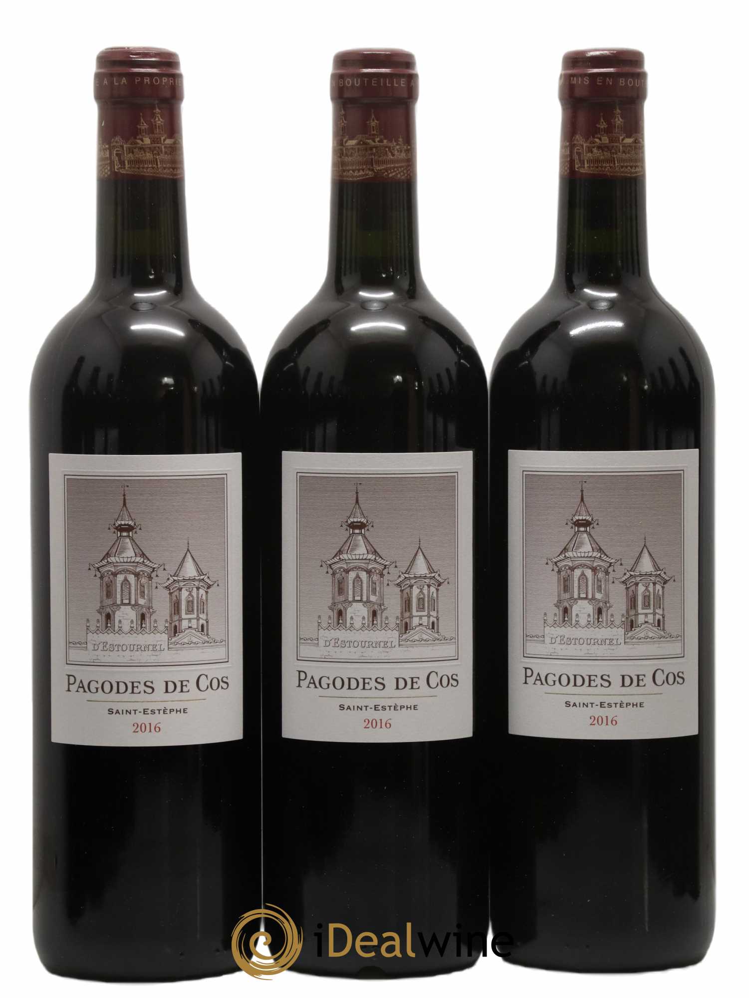 Les Pagodes de Cos Second Vin 2016 - Posten von 12 Flaschen - 2