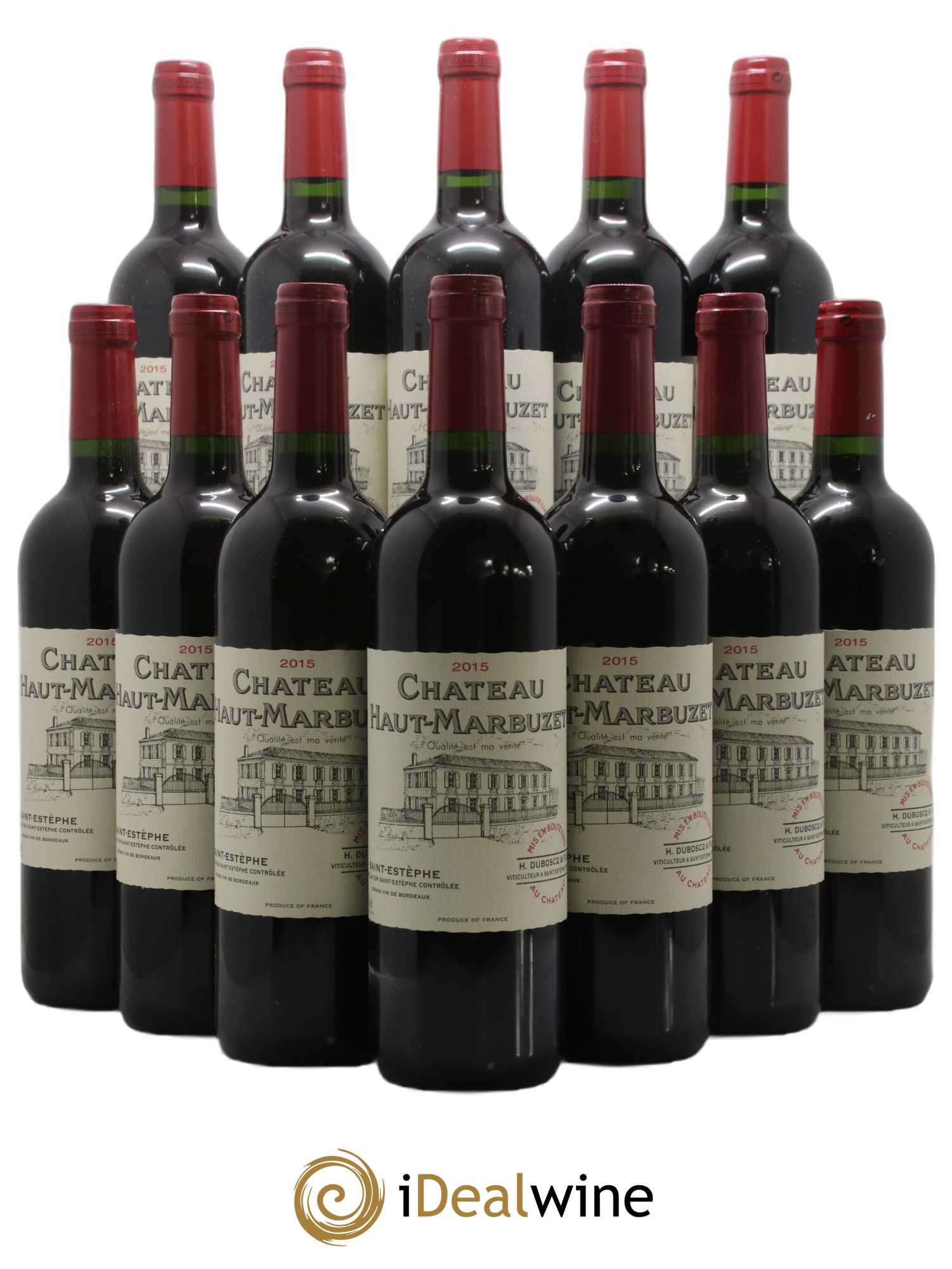 Château Haut Marbuzet 2015 - Lot de 12 bouteilles - 0