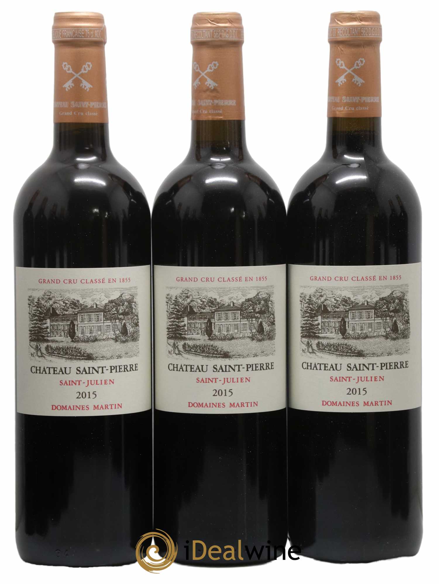Château Saint-Pierre 4ème Grand Cru Classé 2015 - Lot de 12 bouteilles - 1