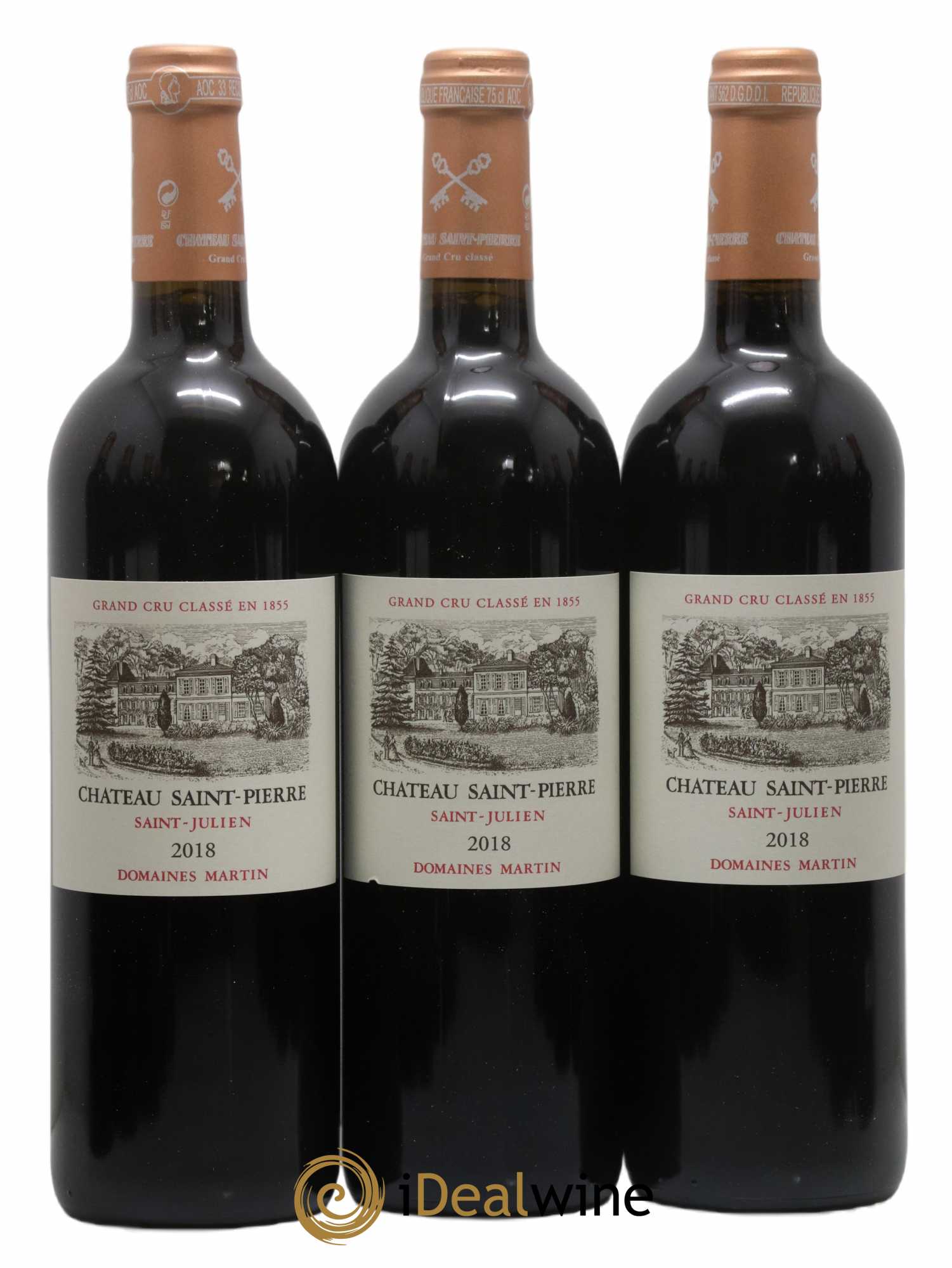 Château Saint-Pierre 4ème Grand Cru Classé 2018 - Lot de 12 bouteilles - 1