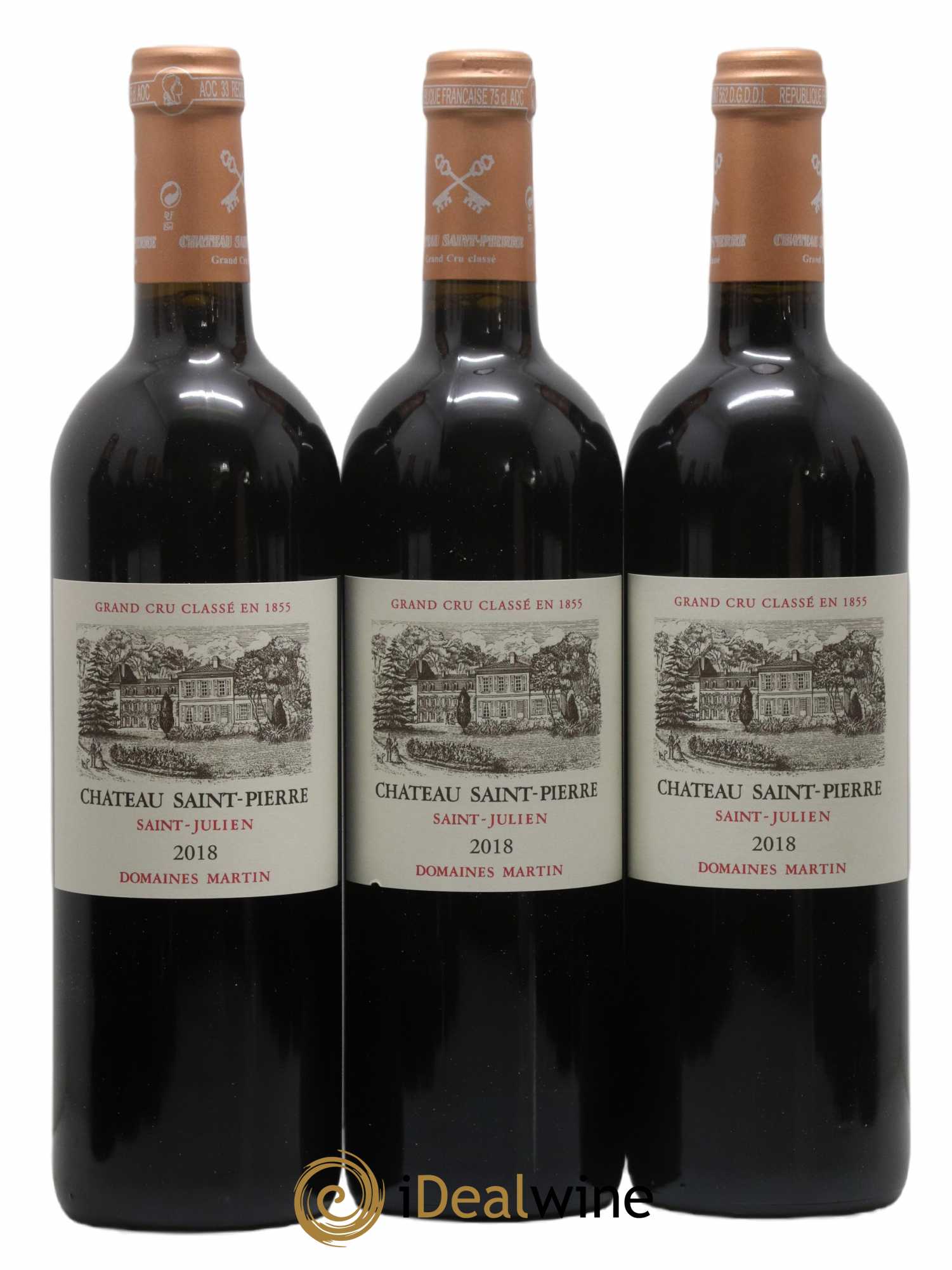 Château Saint-Pierre 4ème Grand Cru Classé 2018 - Lot de 12 bouteilles - 2