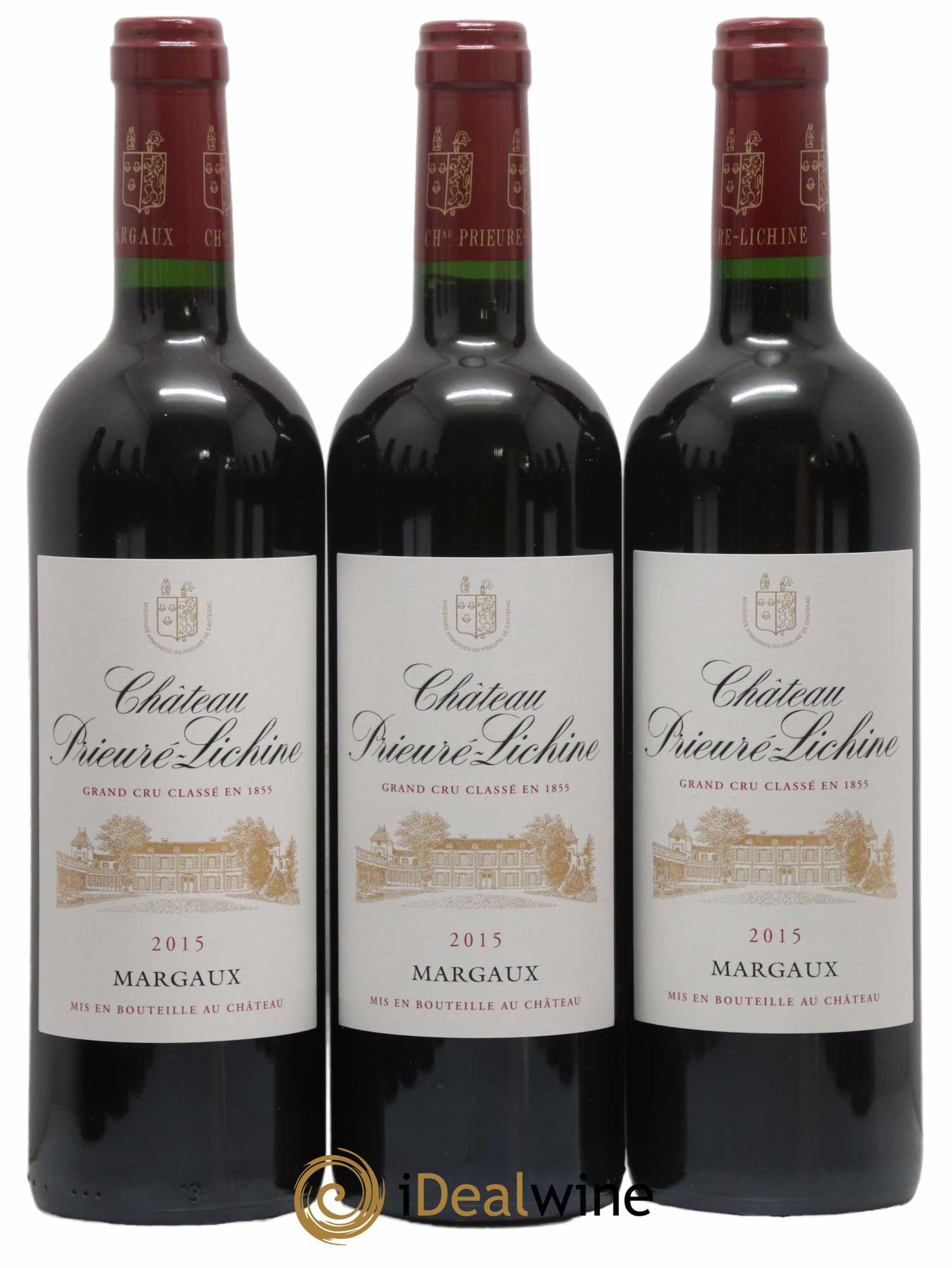 Château Prieuré Lichine 4ème Grand Cru Classé 2015 - Lot de 12 bouteilles - 1