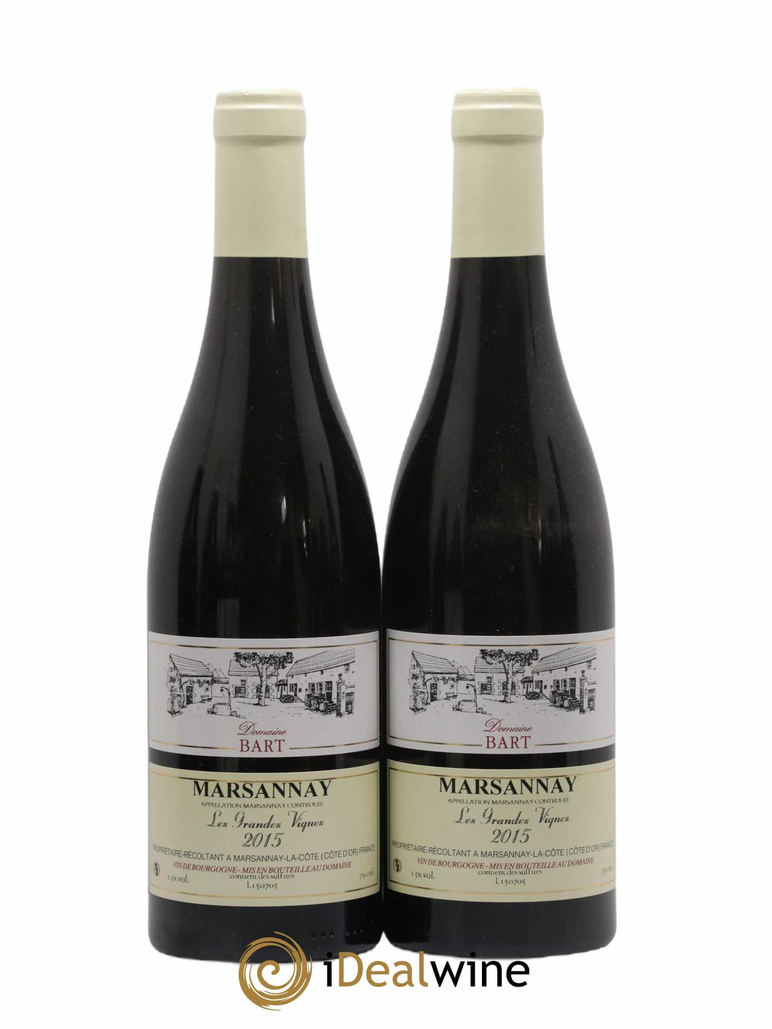Marsannay Les Grandes Vignes Bart 2015 - Lot de 2 bouteilles - 0