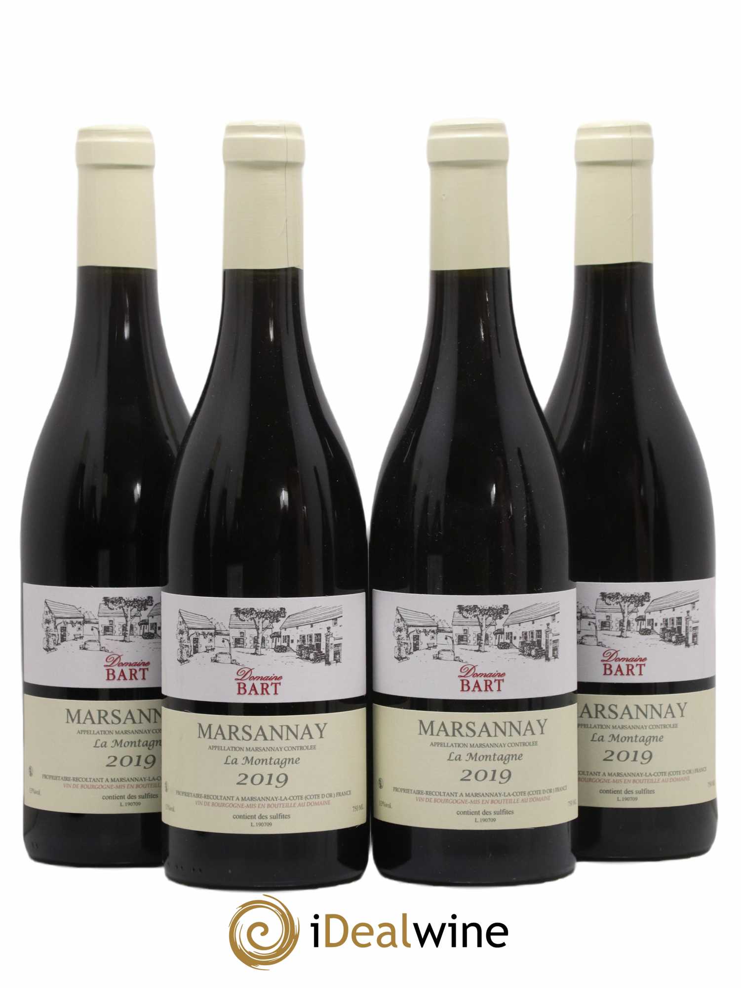 Marsannay La Montagne Bart 2019 - Lot de 4 bouteilles - 0