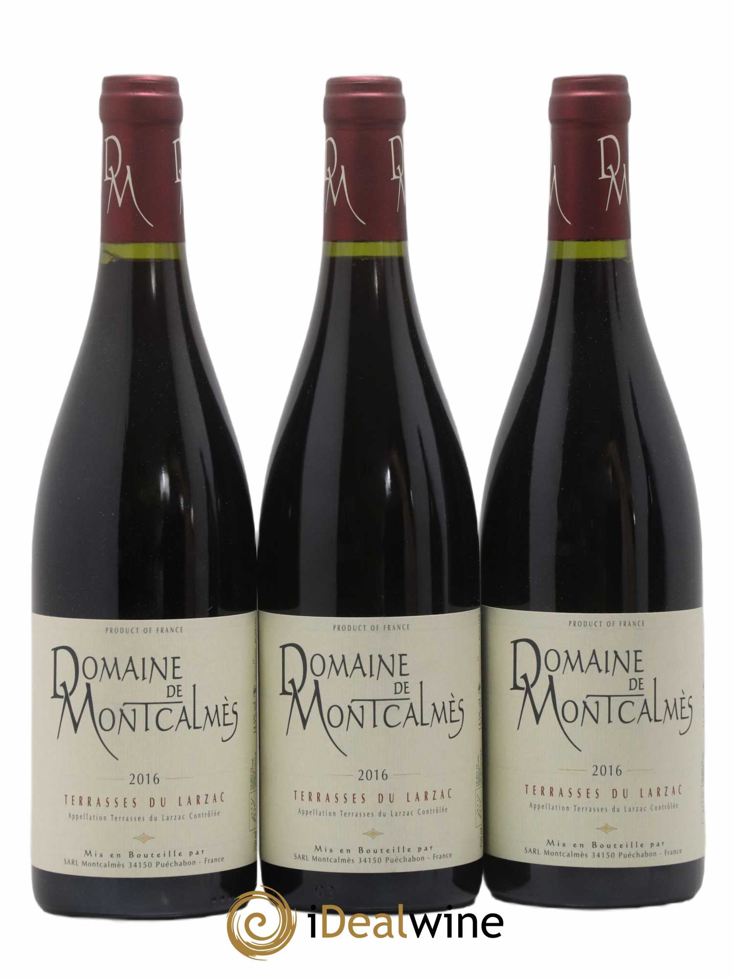 Coteaux du Languedoc Domaine de Montcalmès Frédéric Pourtalié 2016 - Lot de 3 bouteilles - 0