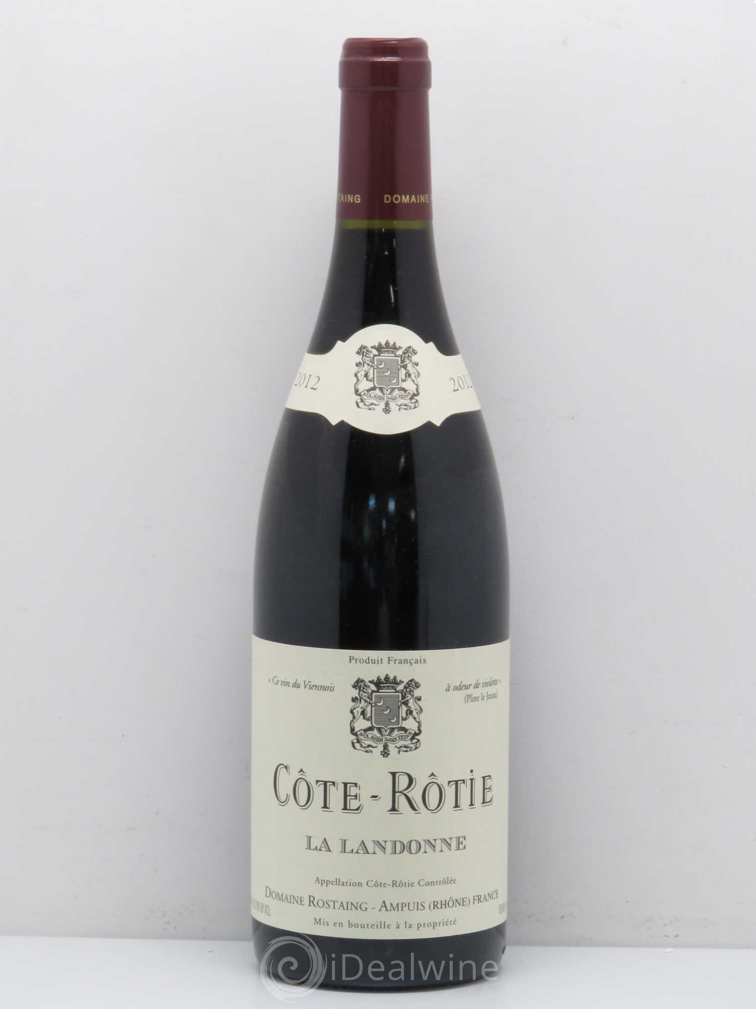 Côte-Rôtie La Landonne René Rostaing 2012 - Lot of 1 bottle - 0