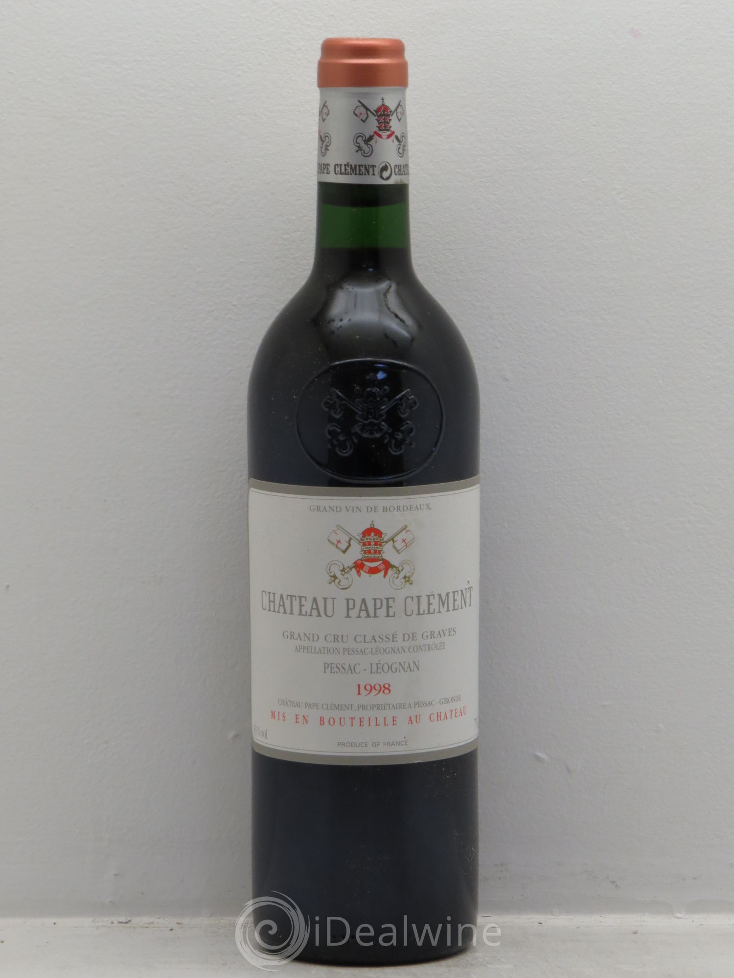 Château Pape Clément Cru Classé de Graves 1998 - Lot de 1 bouteille - 0