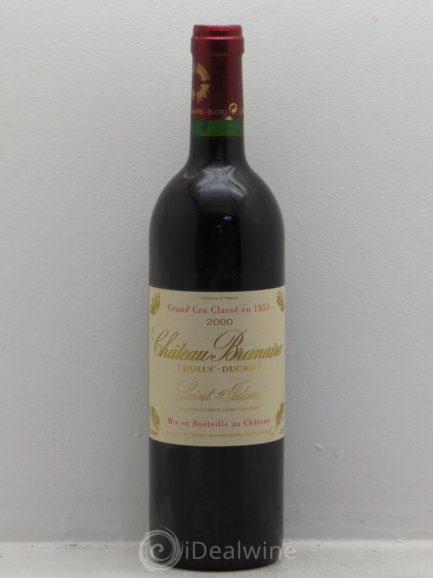 Château Branaire Ducru 4ème Grand Cru Classé 2000 - Lot de 1 bouteille - 0
