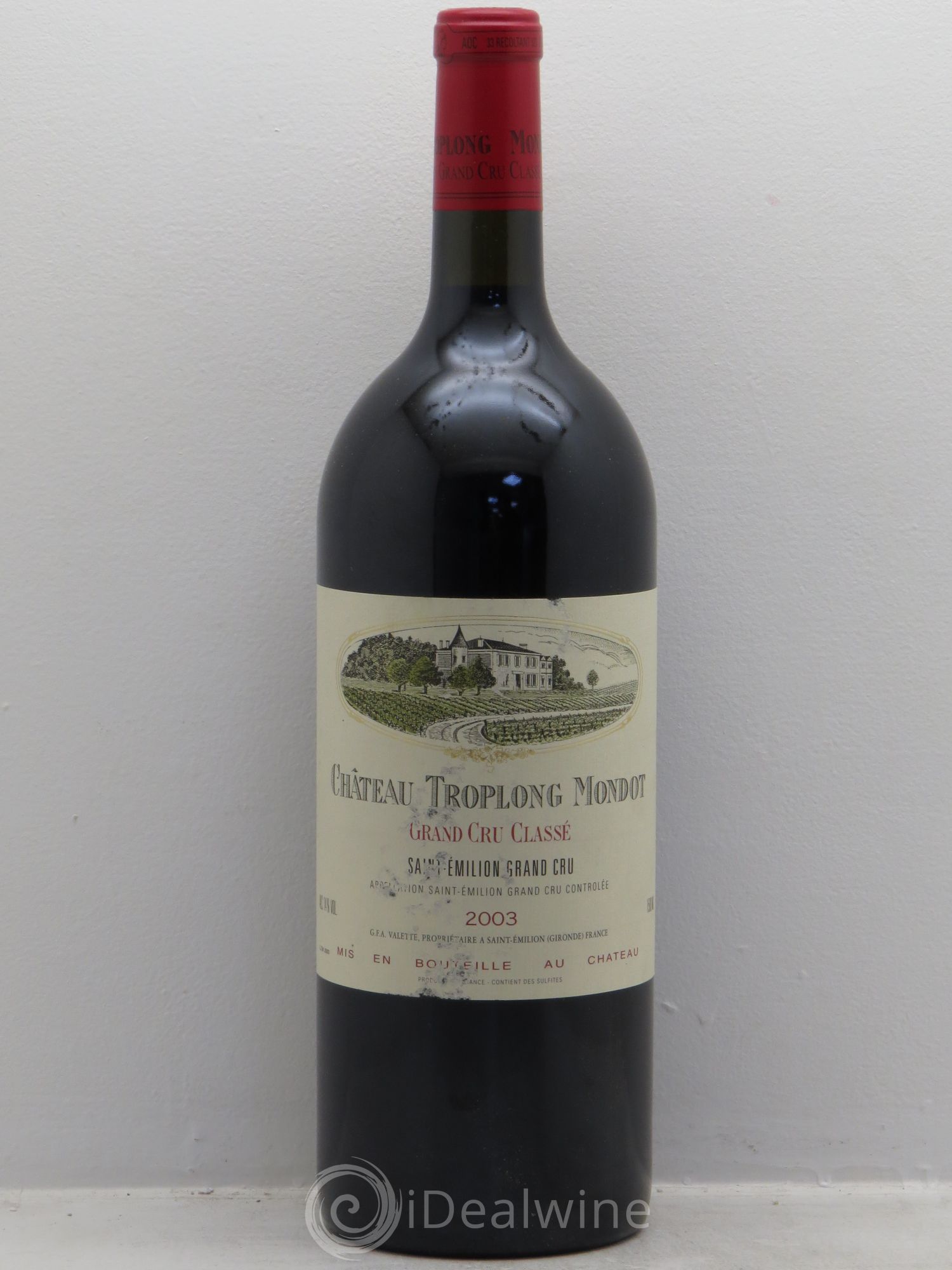 Château Troplong Mondot 1er Grand Cru Classé B 2003 - Lot de 1 magnum - 0