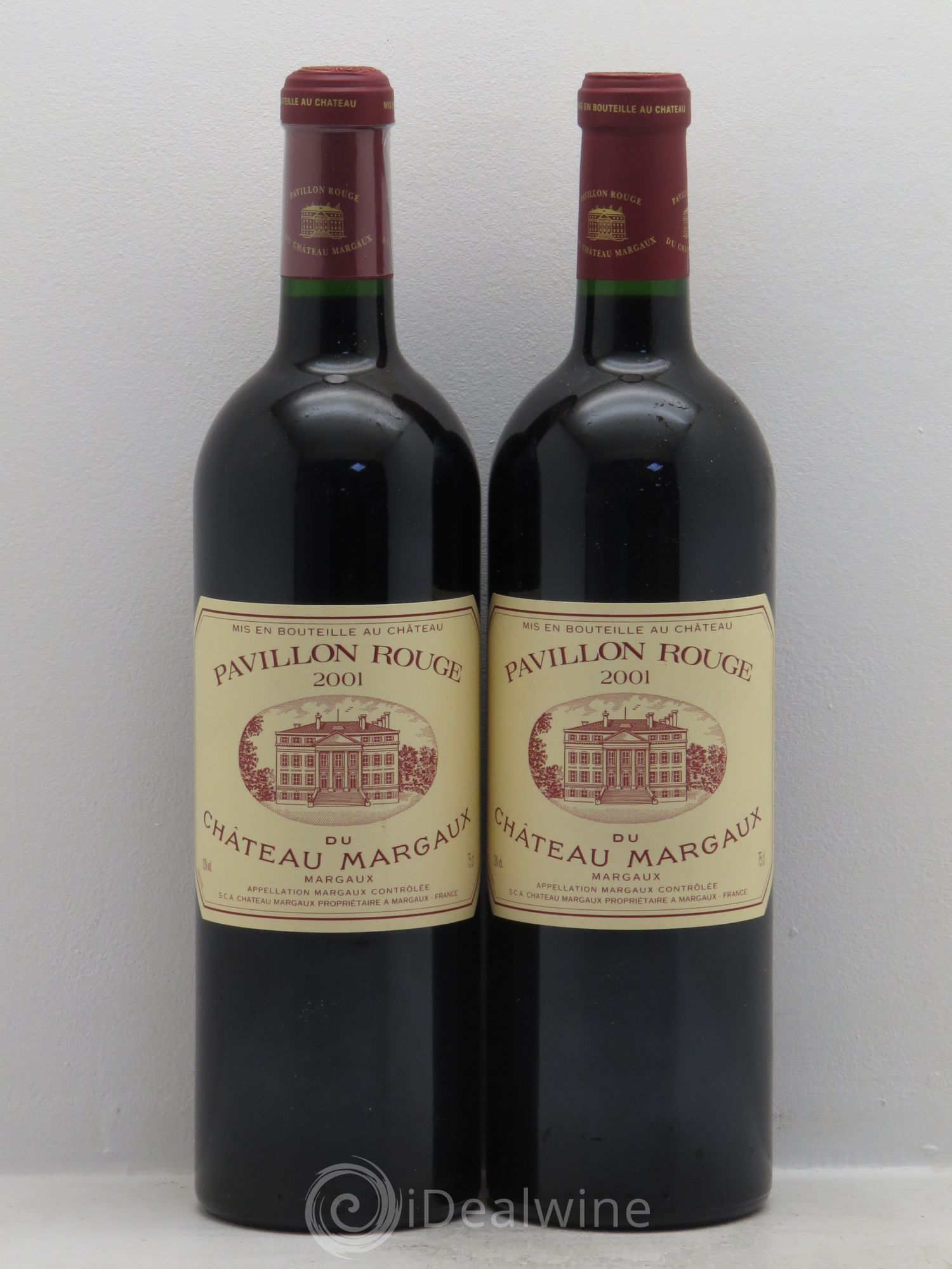 Pavillon Rouge du Château Margaux Second Vin 2001 - Lot de 2 bouteilles - 0