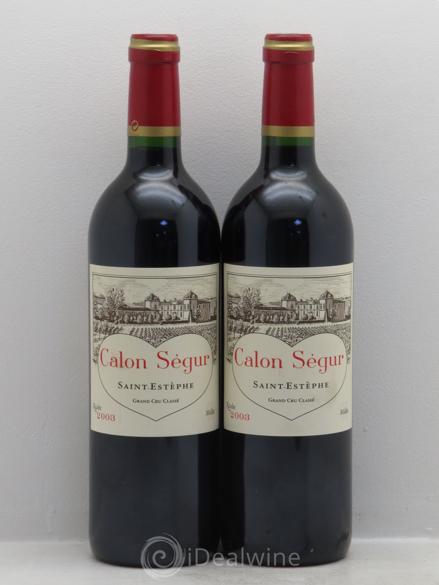 Château Calon Ségur 3ème Grand Cru Classé 2003 - Lot de 2 bouteilles - 0