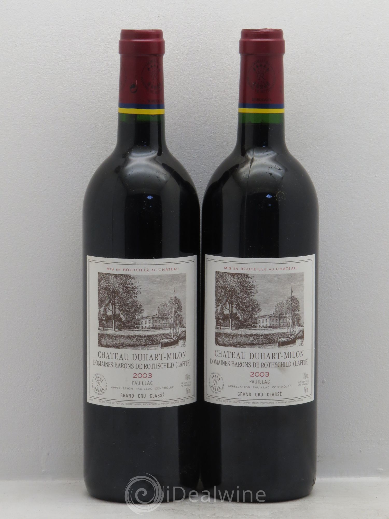 Château Duhart-Milon 4ème Grand Cru Classé 2003 - Lot de 2 bouteilles - 0