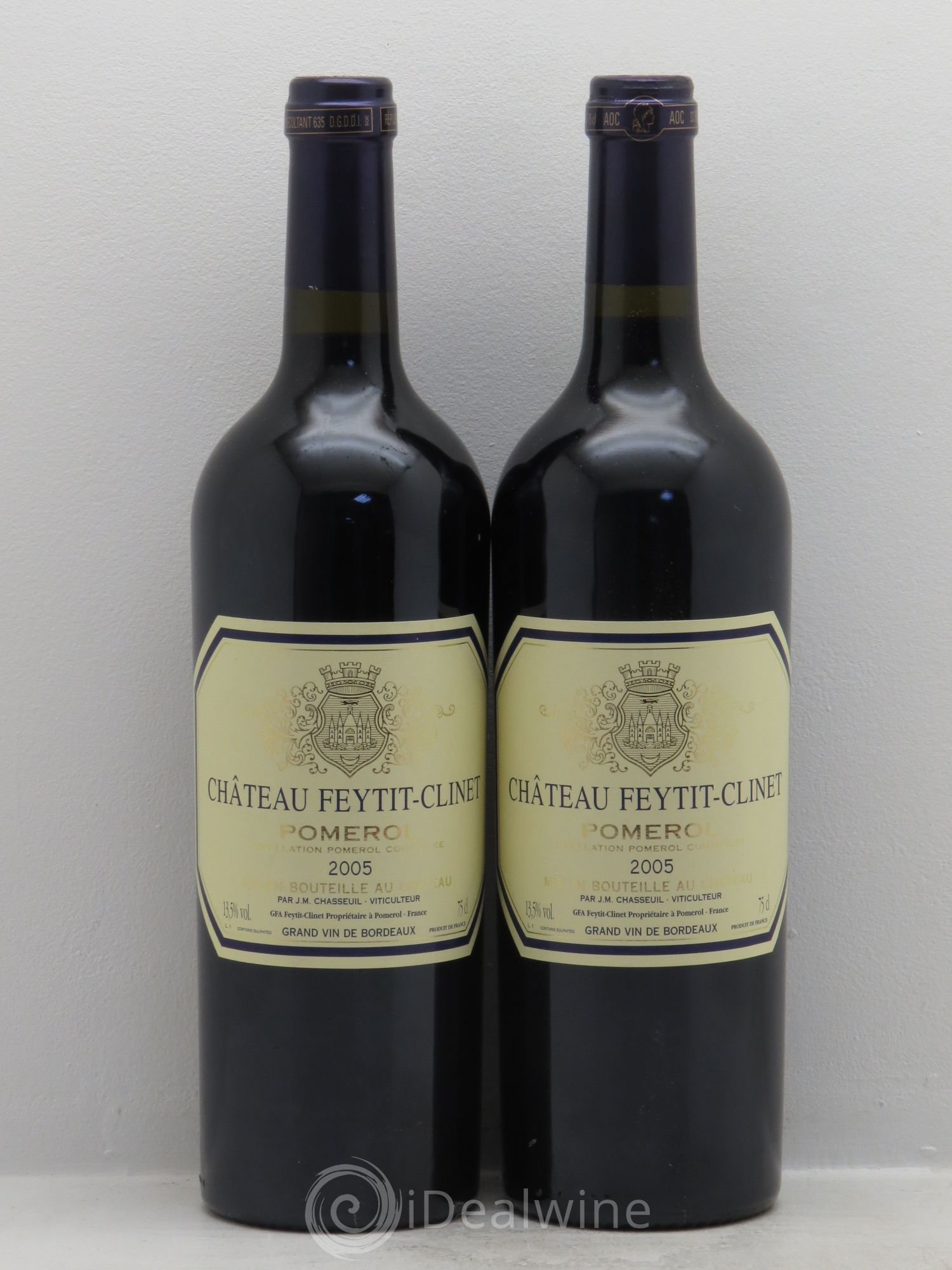 Château Feytit-Clinet 2005 - Lot de 2 bouteilles - 0