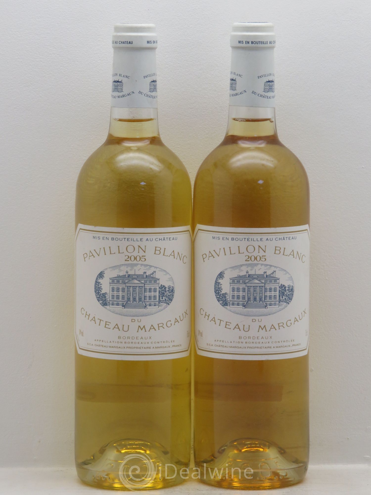 Pavillon Blanc du Château Margaux 2005 - Lot de 2 bouteilles - 0