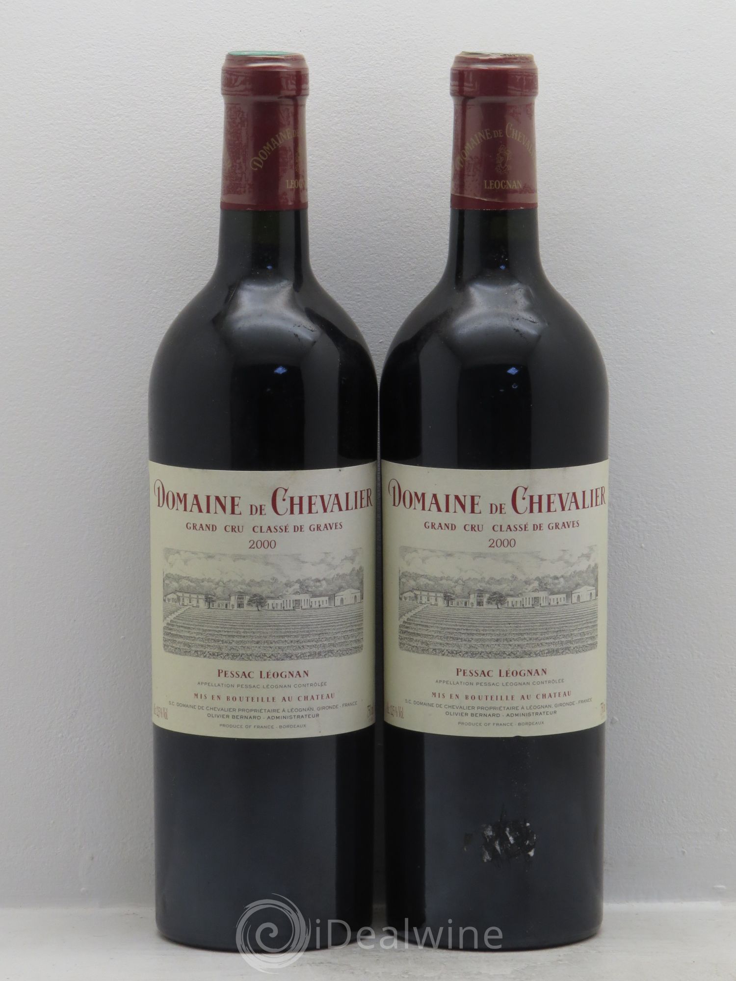 Domaine de Chevalier Cru Classé de Graves 2000 - Lot de 2 bouteilles - 0