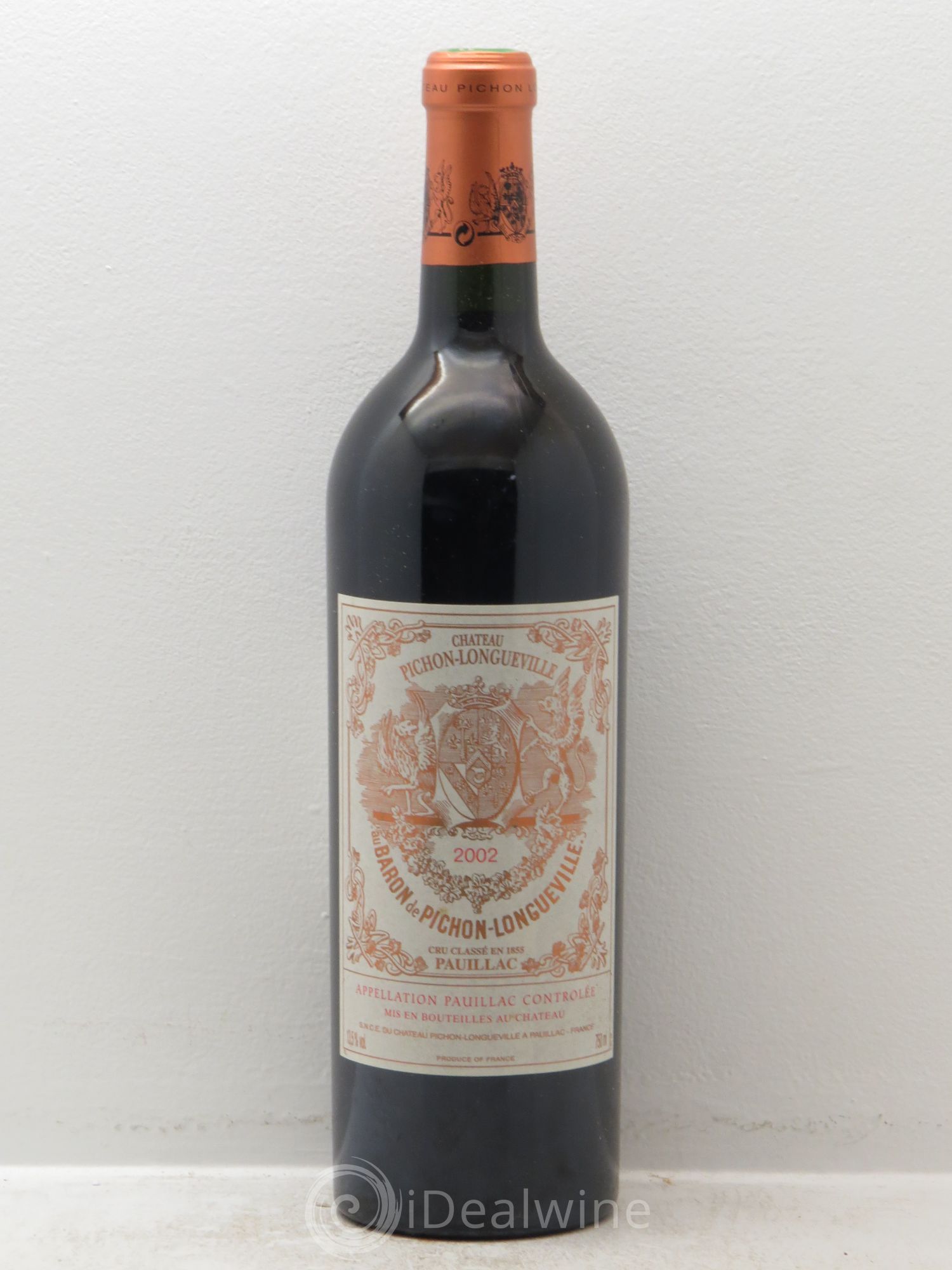 Pichon Longueville Baron 2ème Grand Cru Classé 2002 - Lot de 1 bouteille - 0