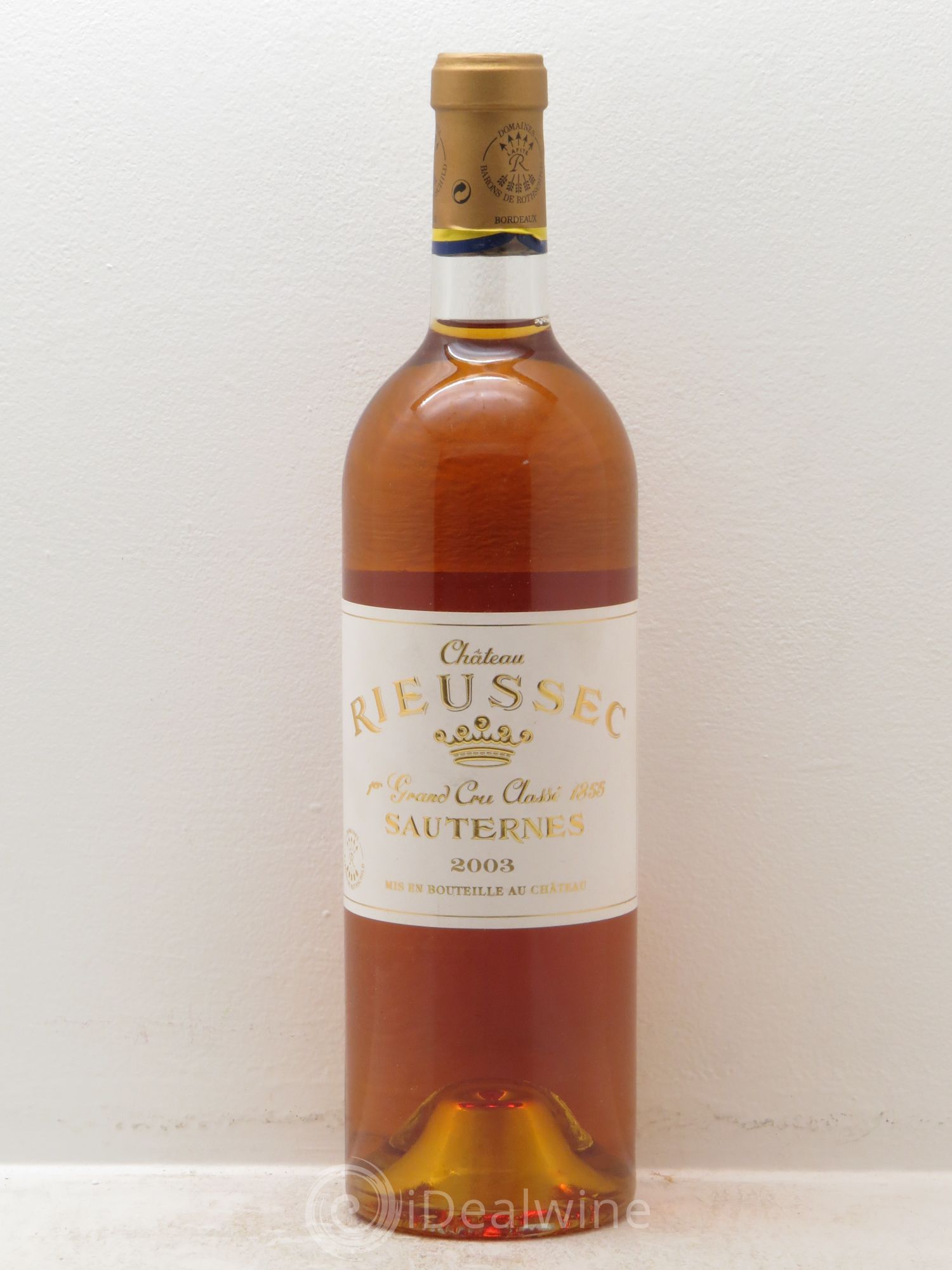 Château Rieussec 1er Grand Cru Classé 2003 - Posten von 1 Flasche - 0