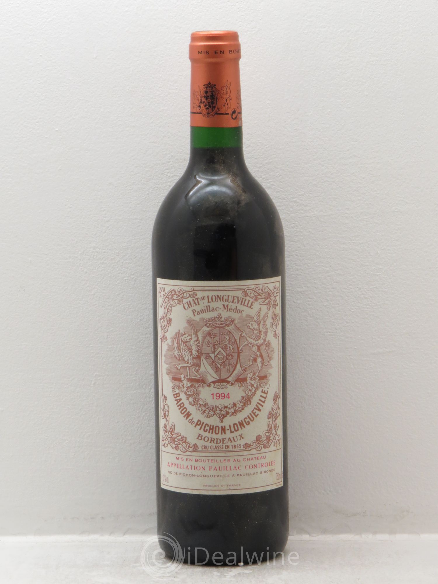 Pichon Longueville Baron 2ème Grand Cru Classé 1994 - Lot de 1 bouteille - 0