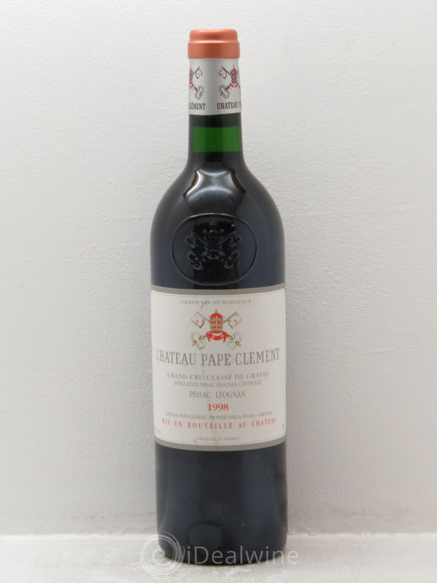 Château Pape Clément Cru Classé de Graves 1998 - Lot de 1 bouteille - 0