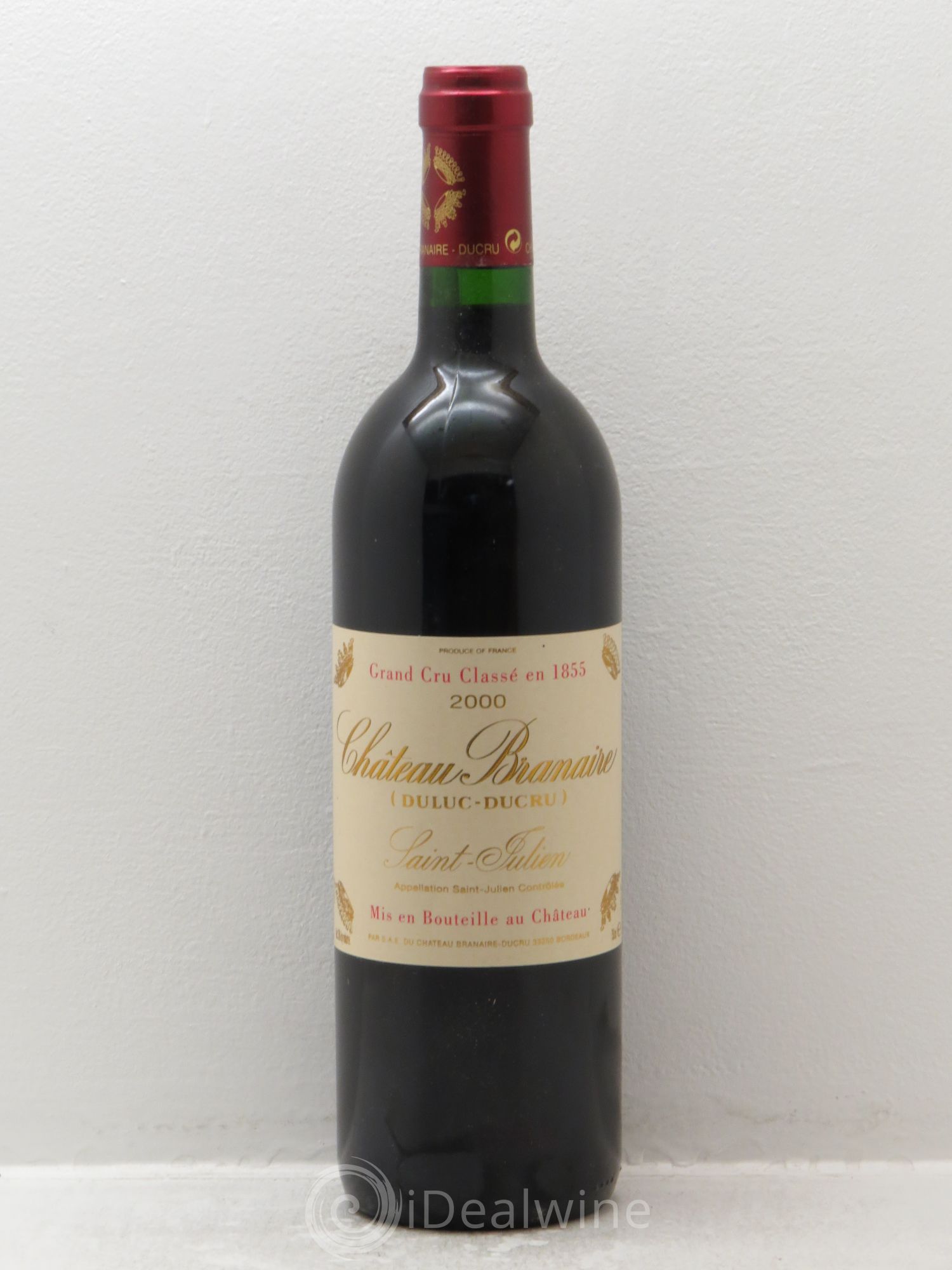 Château Branaire Ducru 4ème Grand Cru Classé 2000 - Lot de 1 bouteille - 0